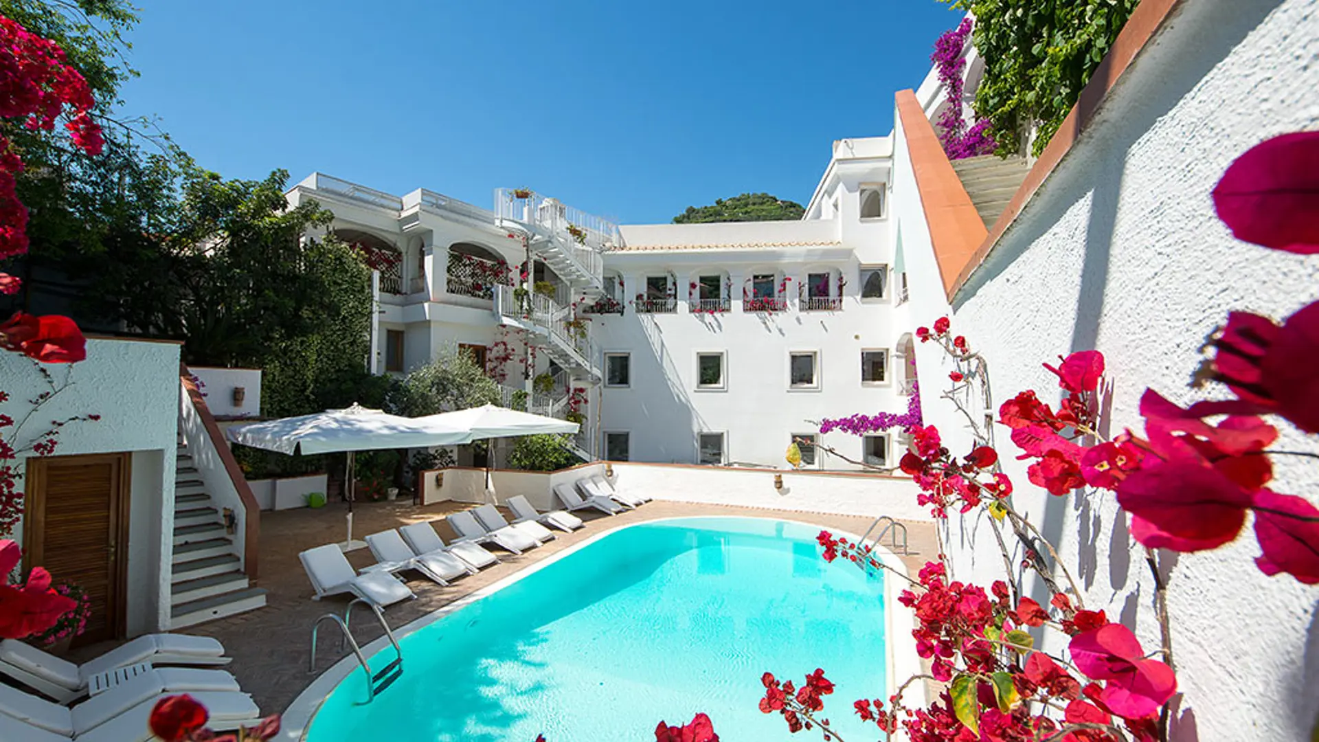 Hotel Villa Romana har en pool och ett fantastiskt läge mitt i Minori