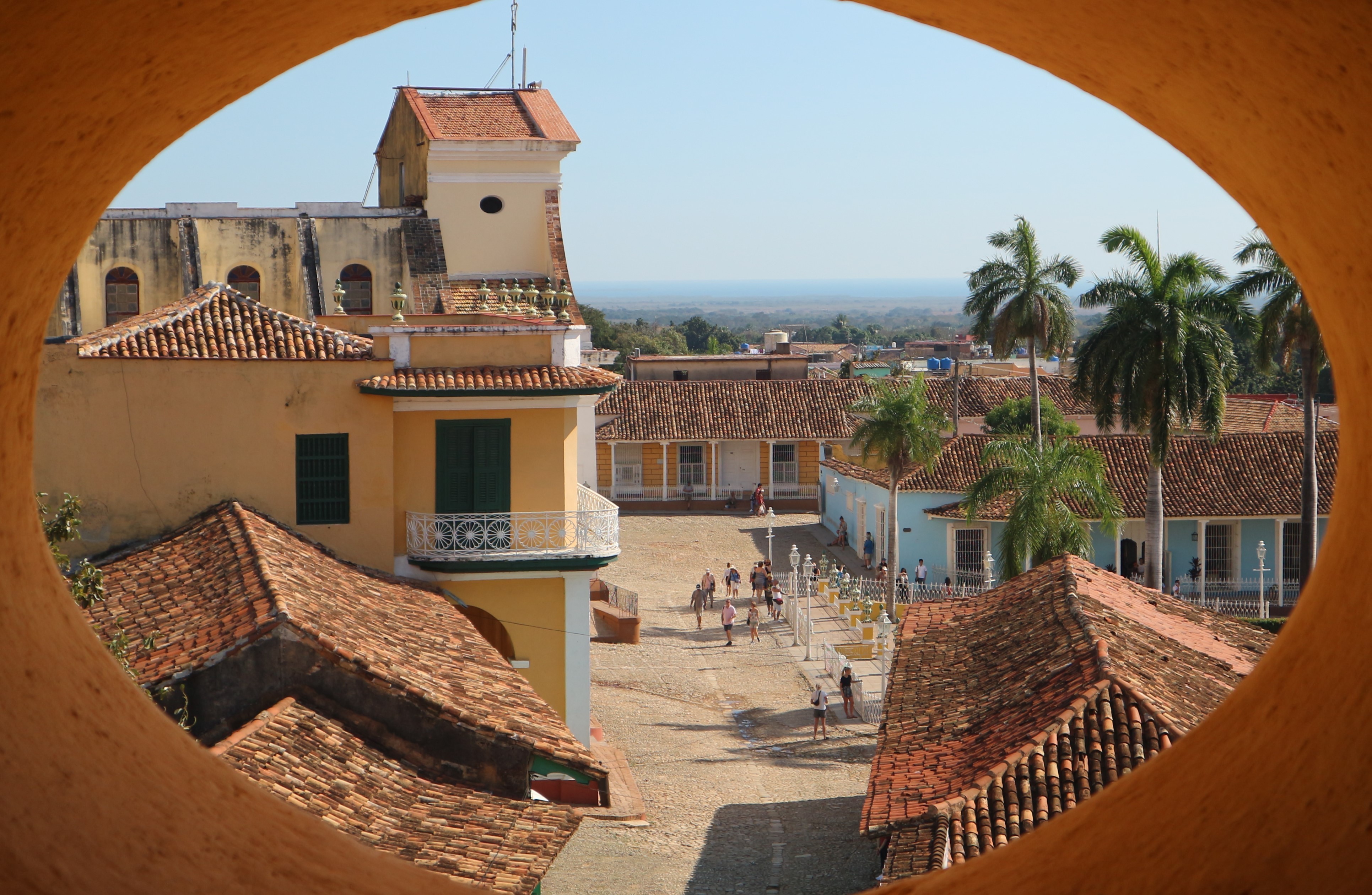 shutterstock_583045309 Shot of the cathedral and main square plaza in Trinidad, Cuba.jpg