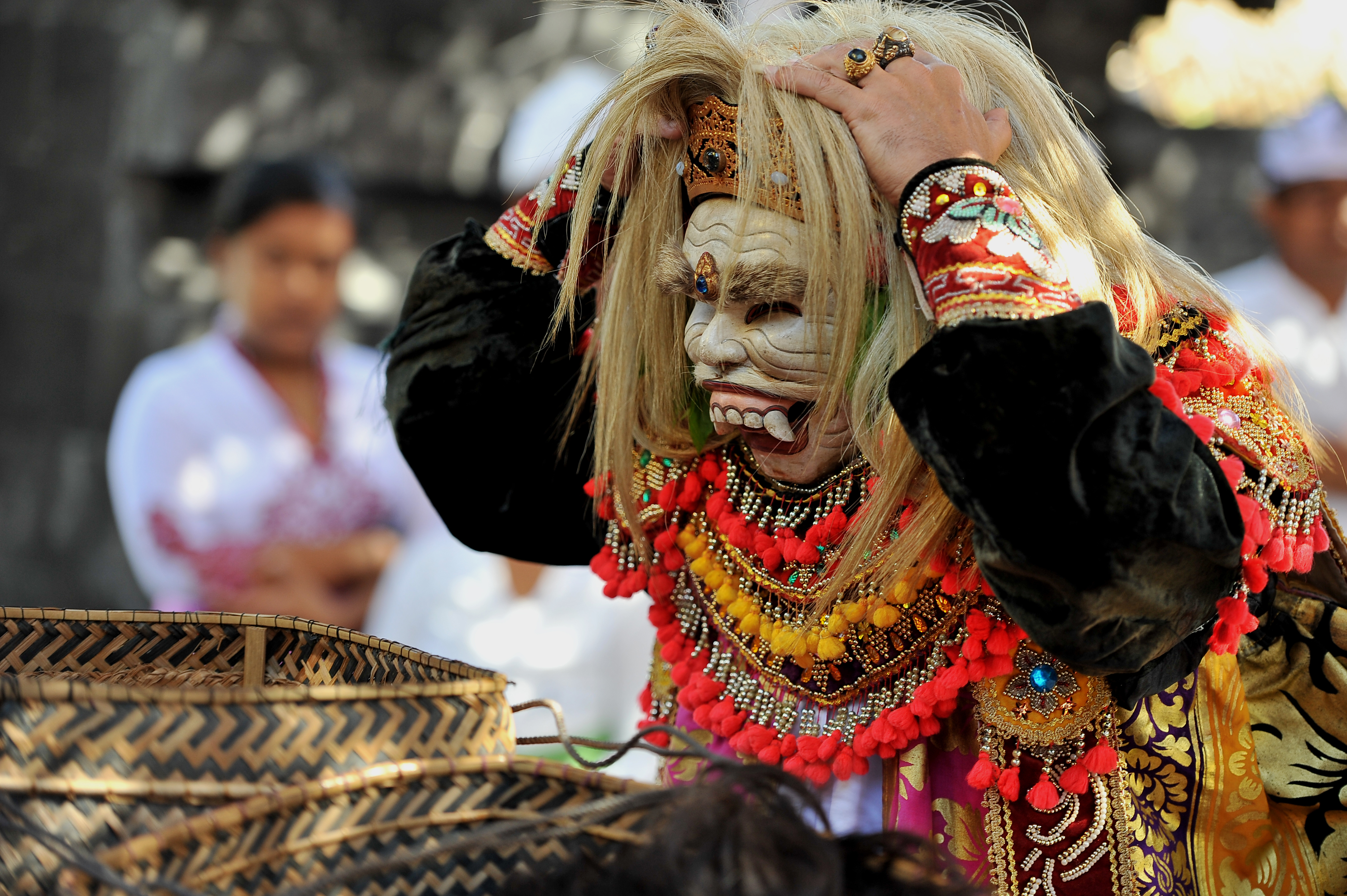 Masked actor performing Topeng Dance, Bali, Indonesia.jpg