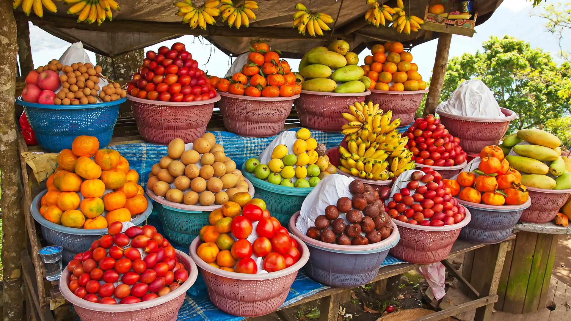 Open air fruit market in the indonesian village.jpg
