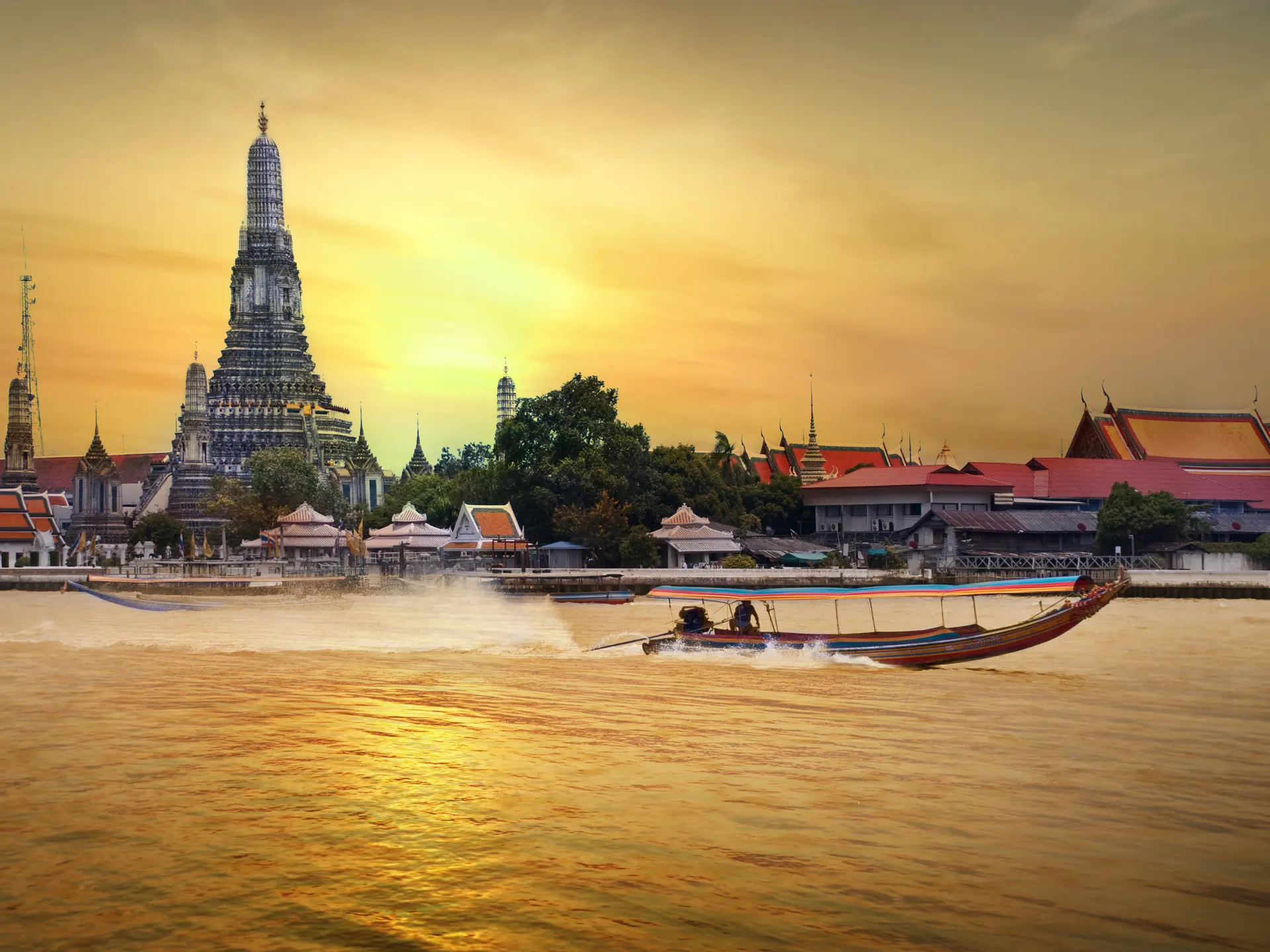 wat arun in sunset - Billede Bangkok.jpg