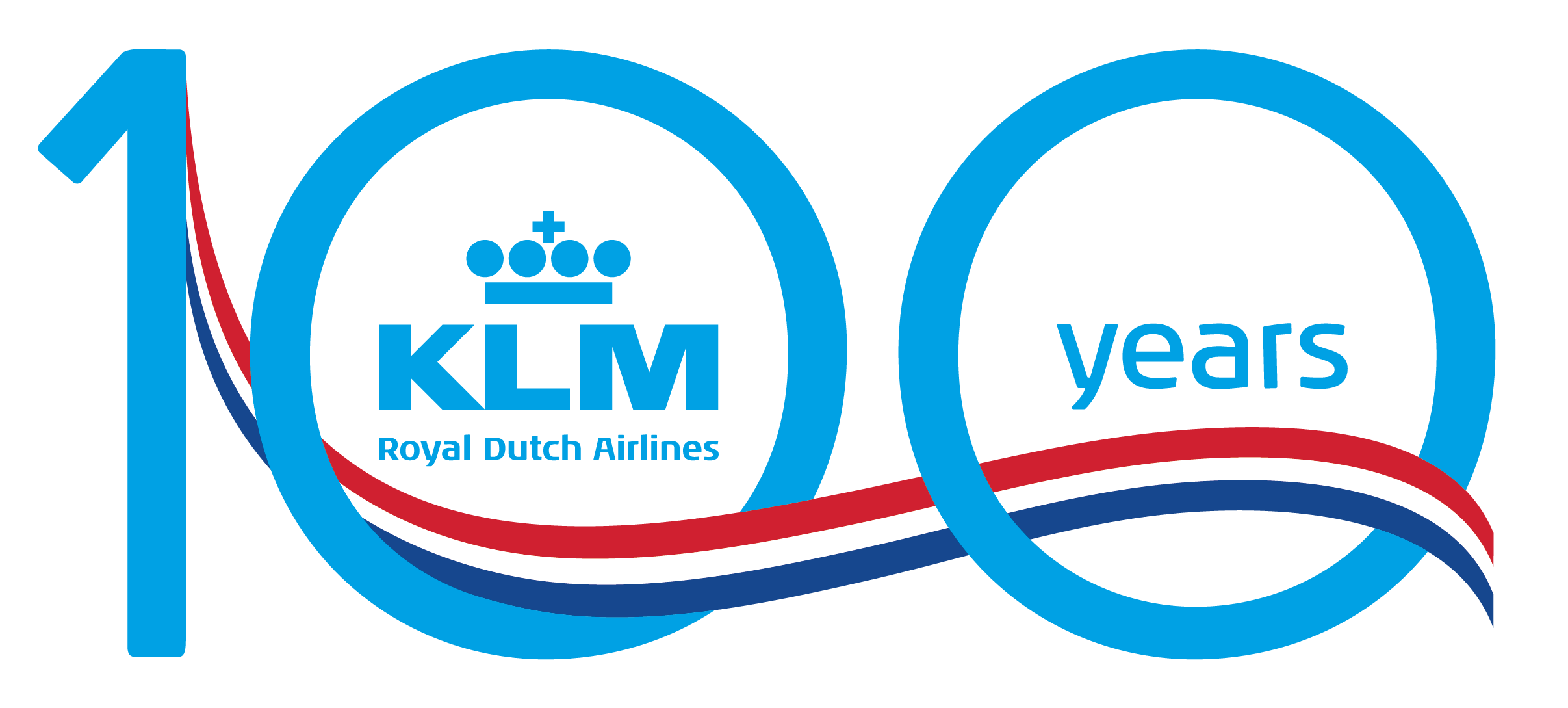 KLM 100 Logo