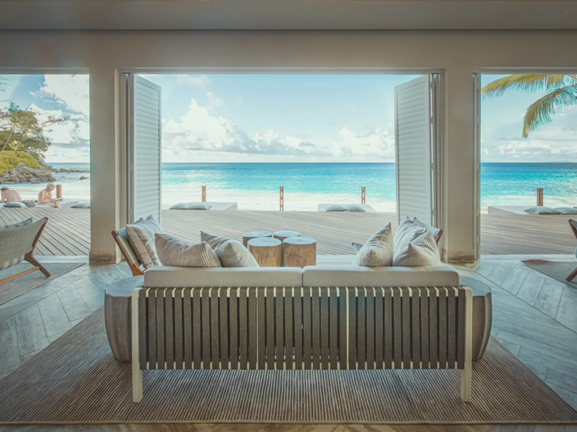 Beach Bar Looking Out