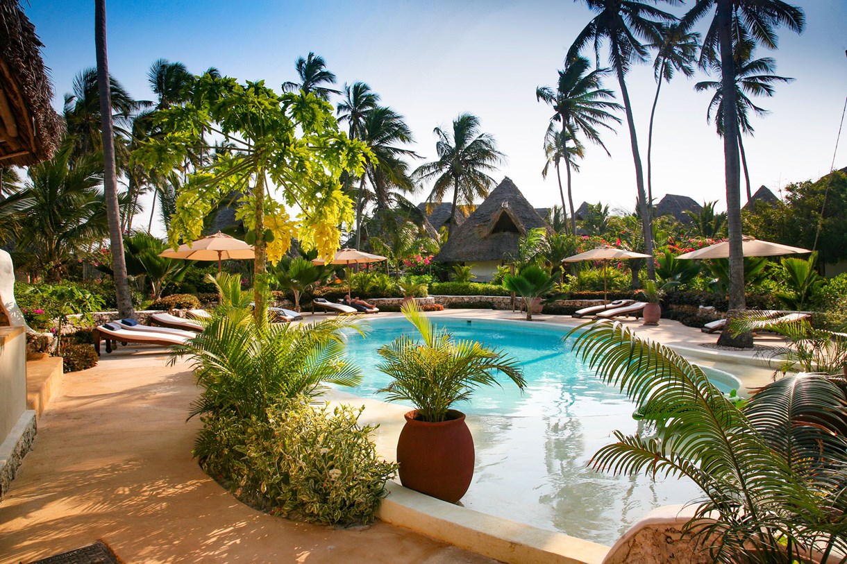 SeVi Zanzibar Boutique Hotel ved stranden på Zanzibar