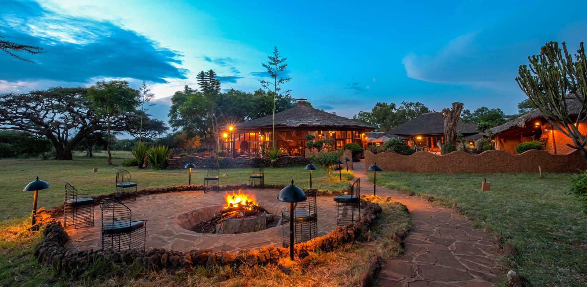 Kenya Amboseli Sopa Lodge Garden