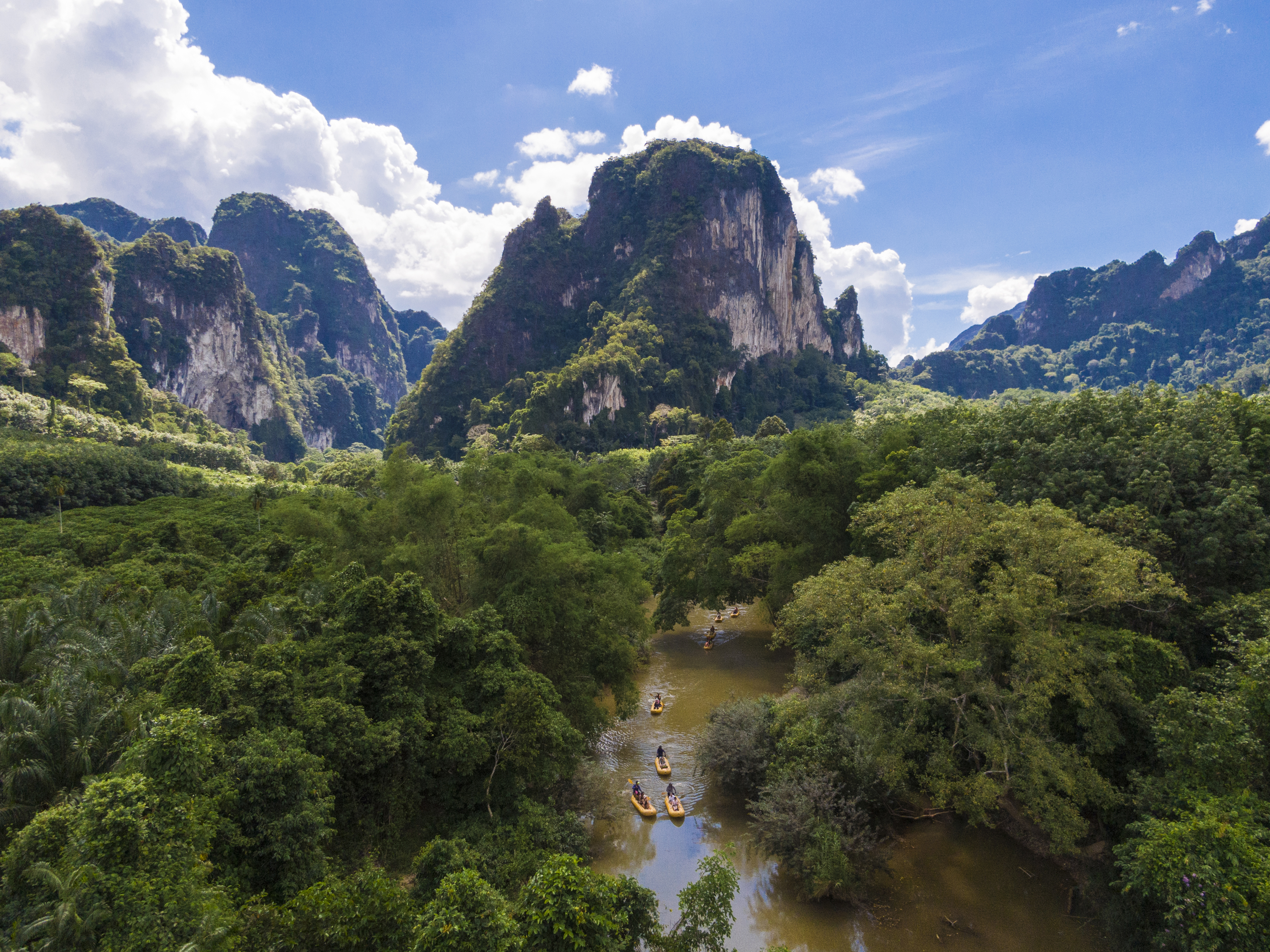 F0 Elephant Hills Khao Sok National Park, Thailand, Canoe Safari Down To The Sok River