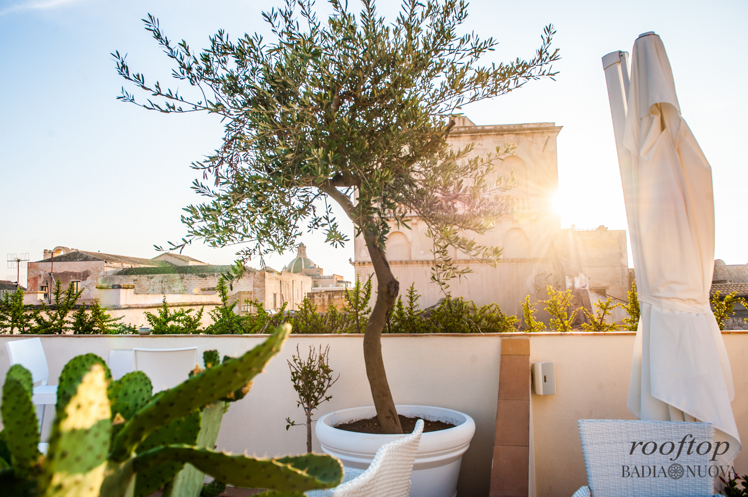 Du kan också njuta av solen på takterrassen