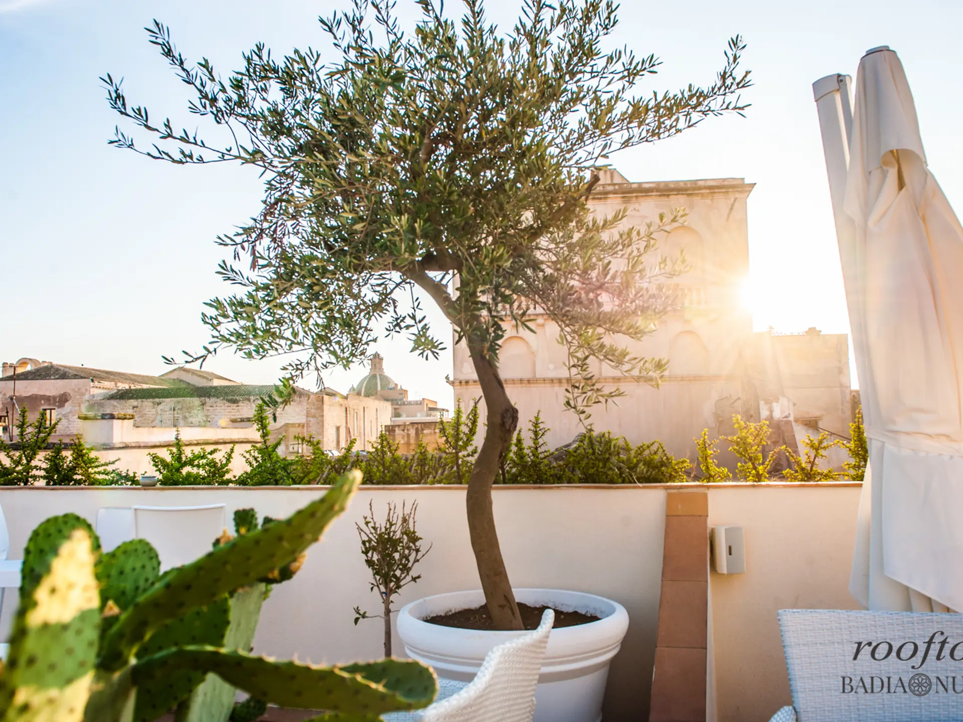 Du kan också njuta av solen på takterrassen