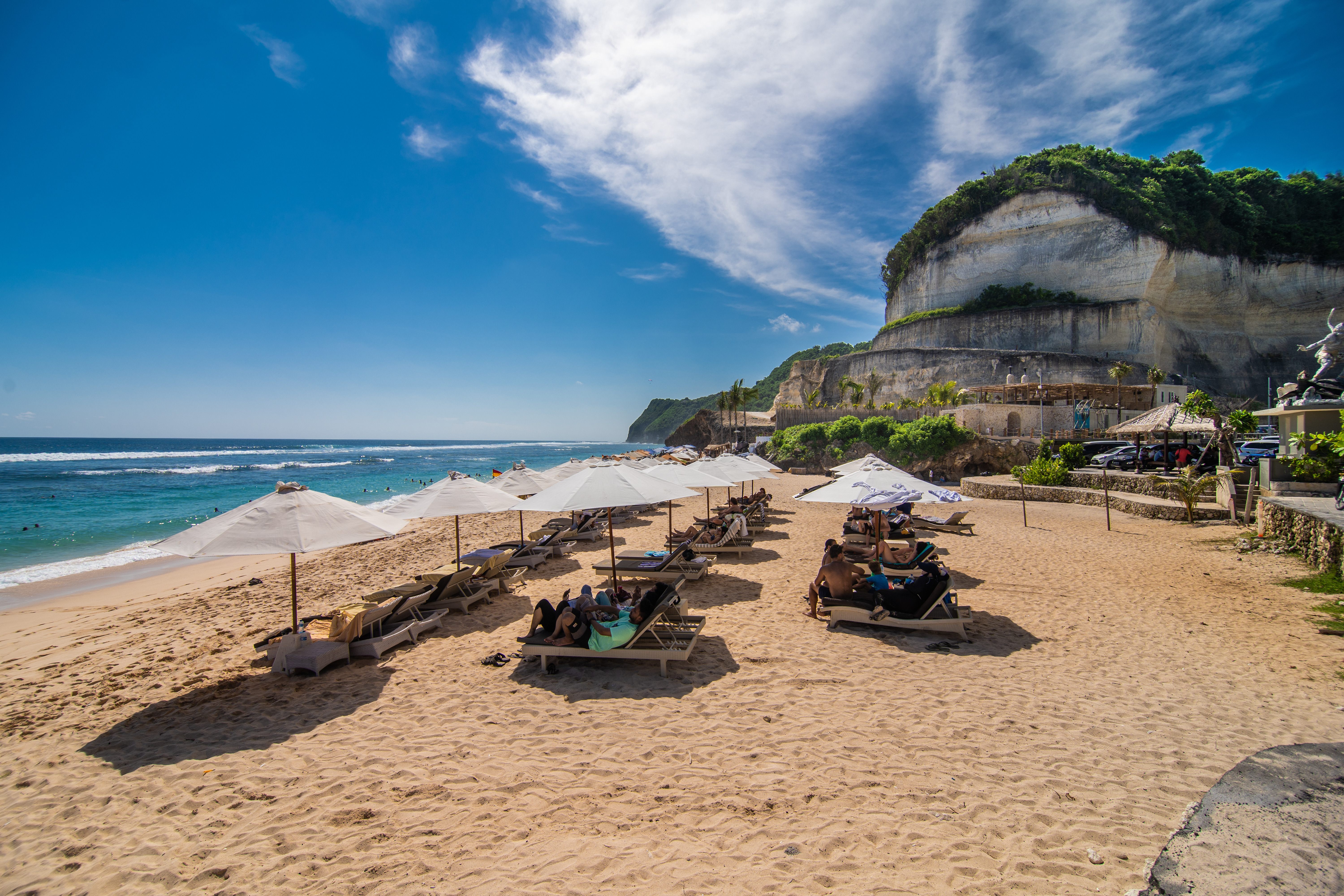 Shutterstock 1716364984 (Bali, Indonesia February, 2020 Amazing Melasti Beach And Blue Sea Water With White Waves Bali, Indonesia.)