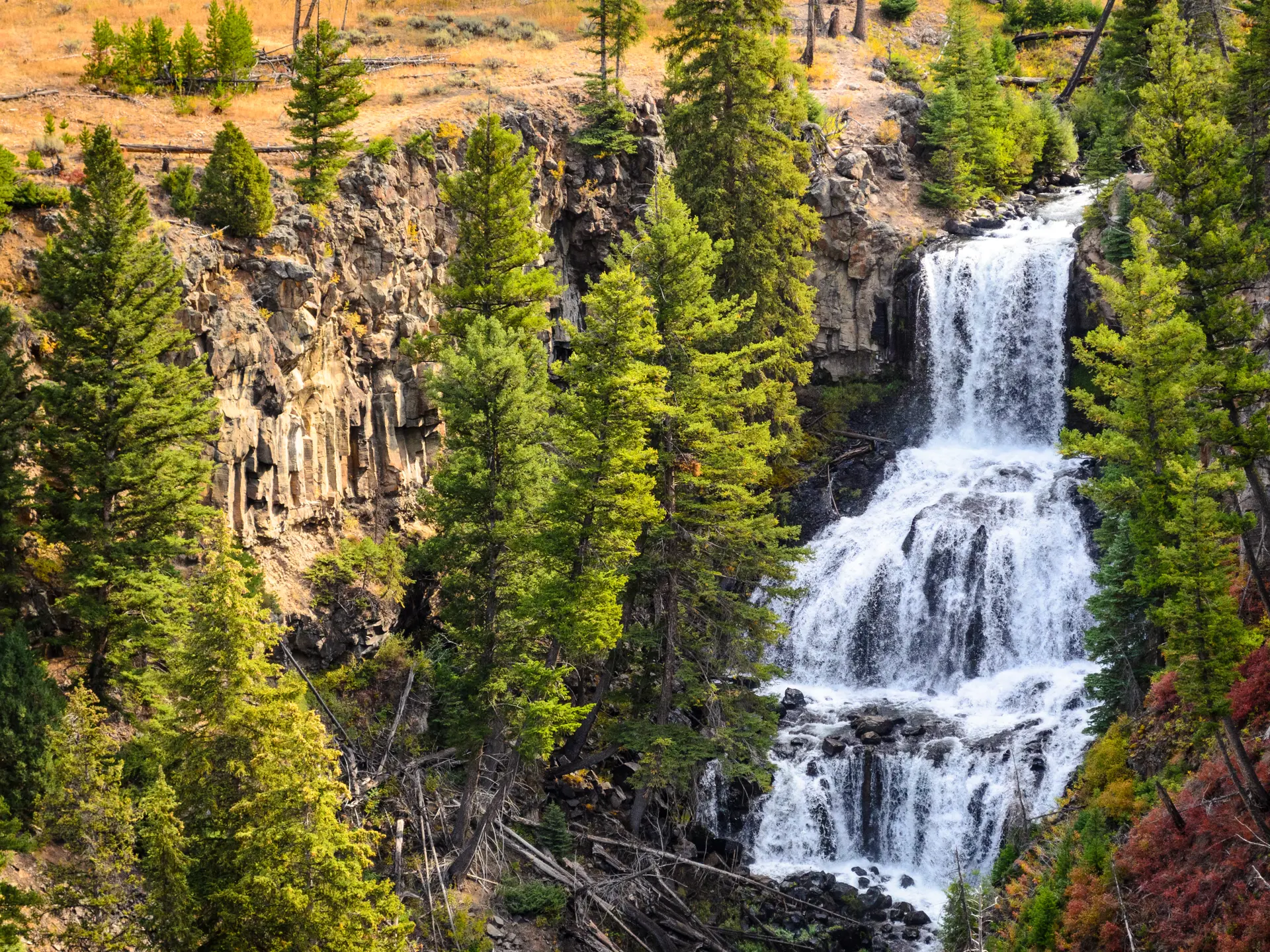 shutterstock_301161782 Waterfall at Yellowstone National Park.jpg