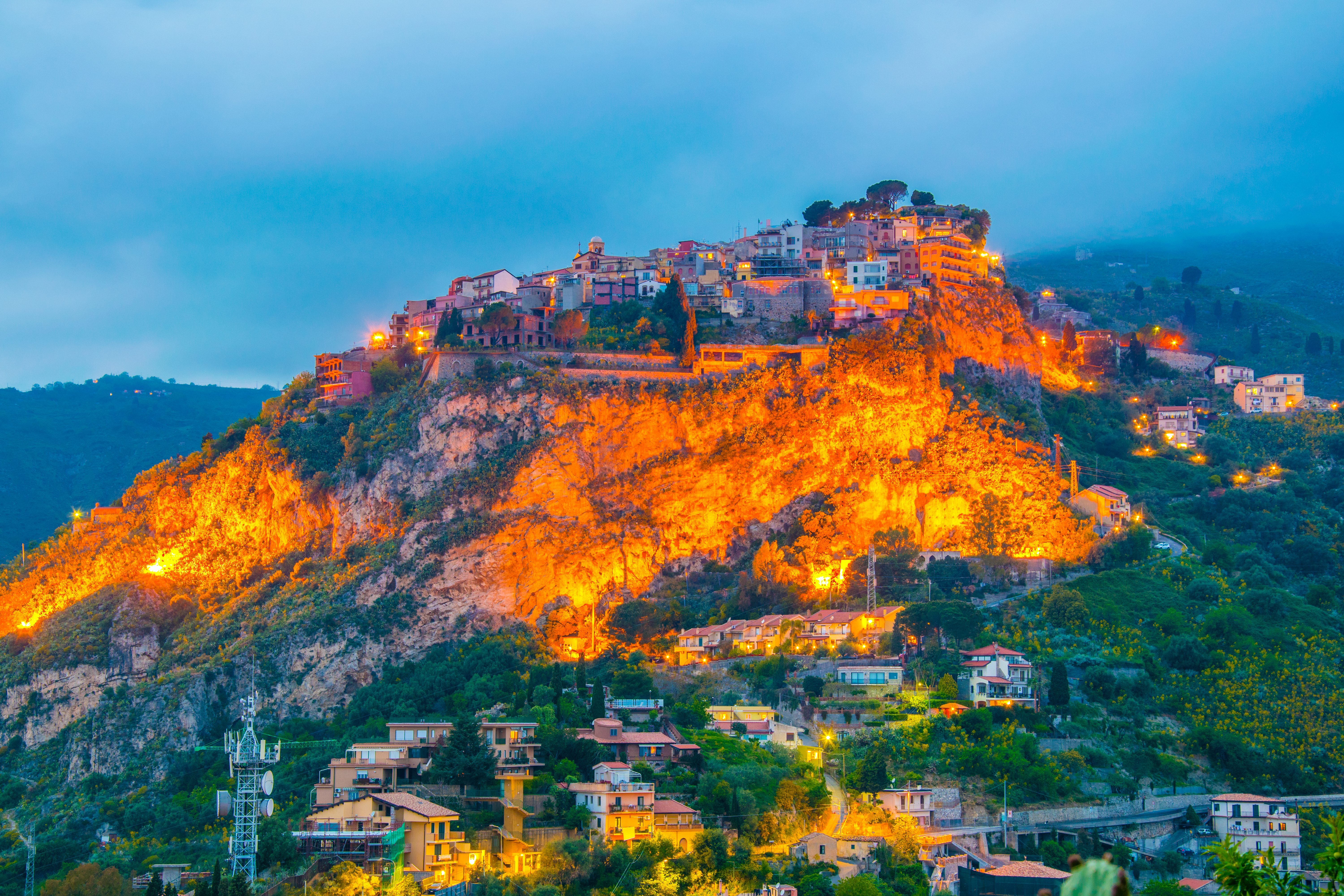 Den charmerende bjergby Castelmola