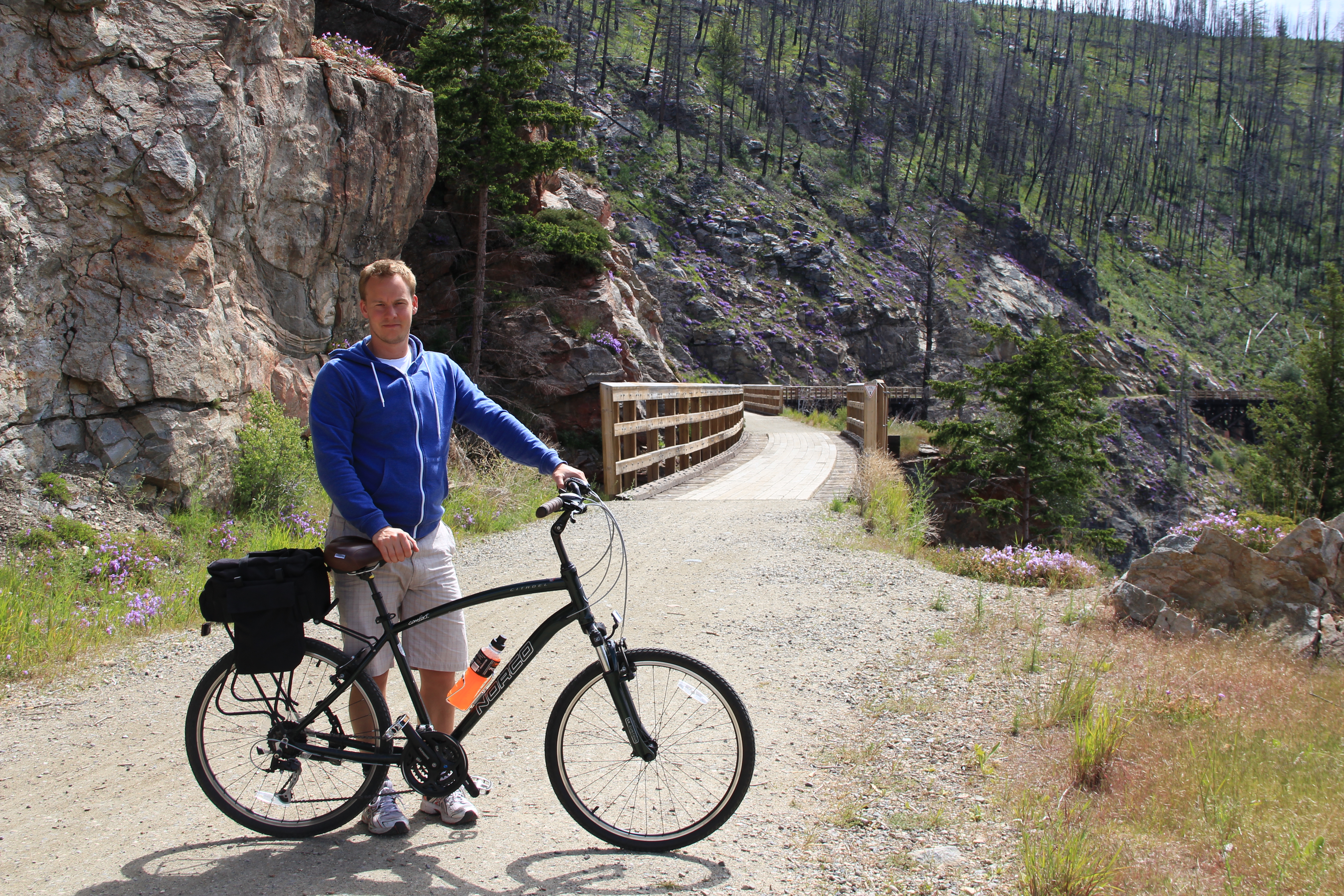 Cyckling Kettle Valley Trail