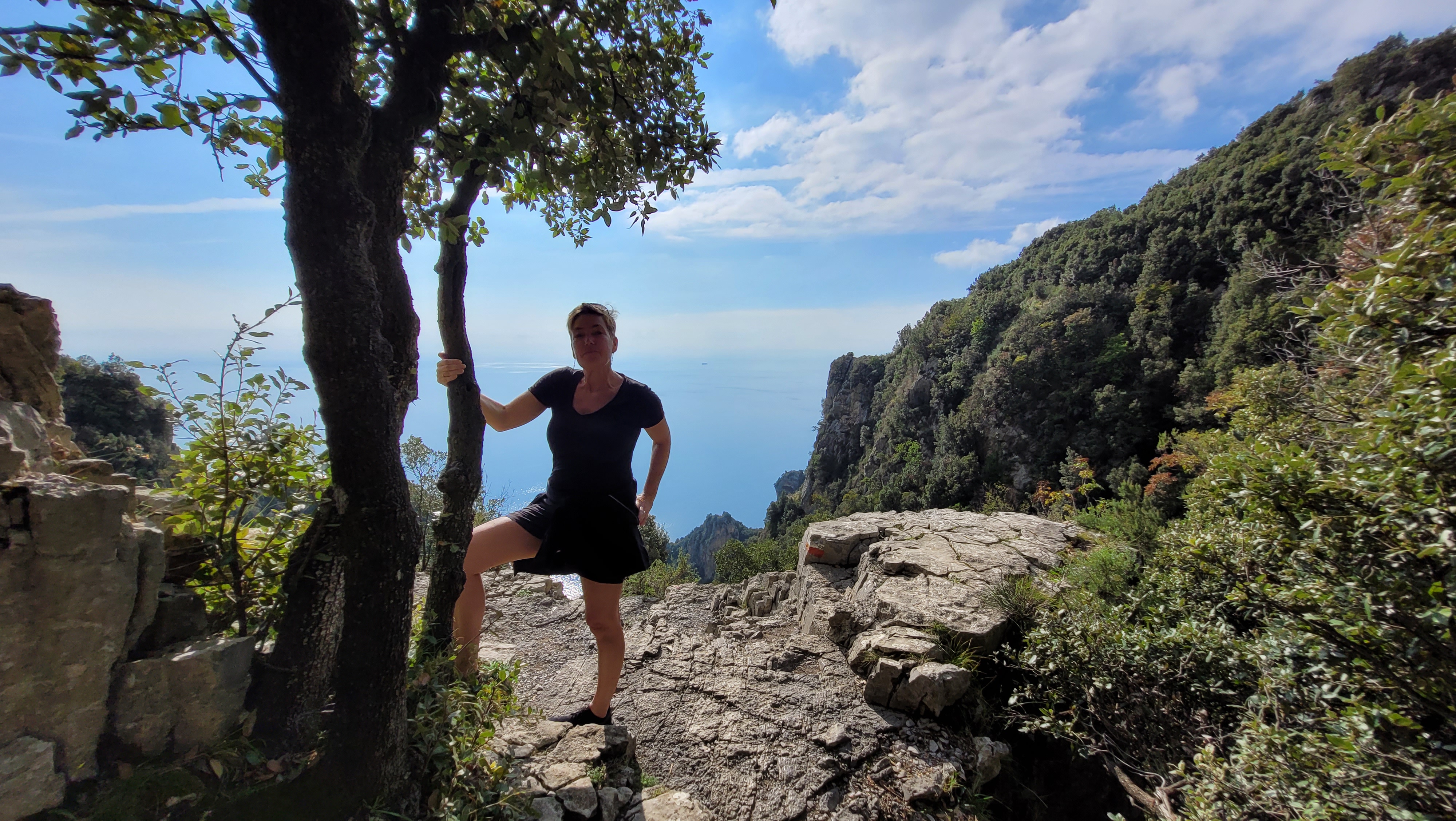 Dorte från CPT är på vandring på Path of the Gods