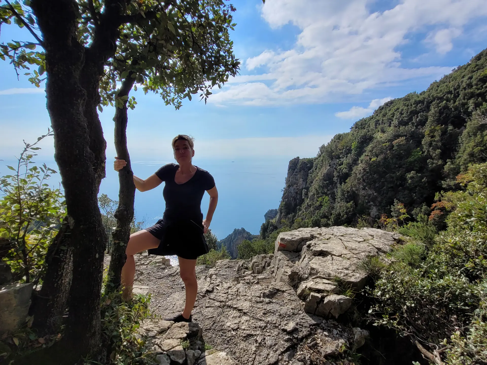 Dorte från CPT är på vandring på Path of the Gods