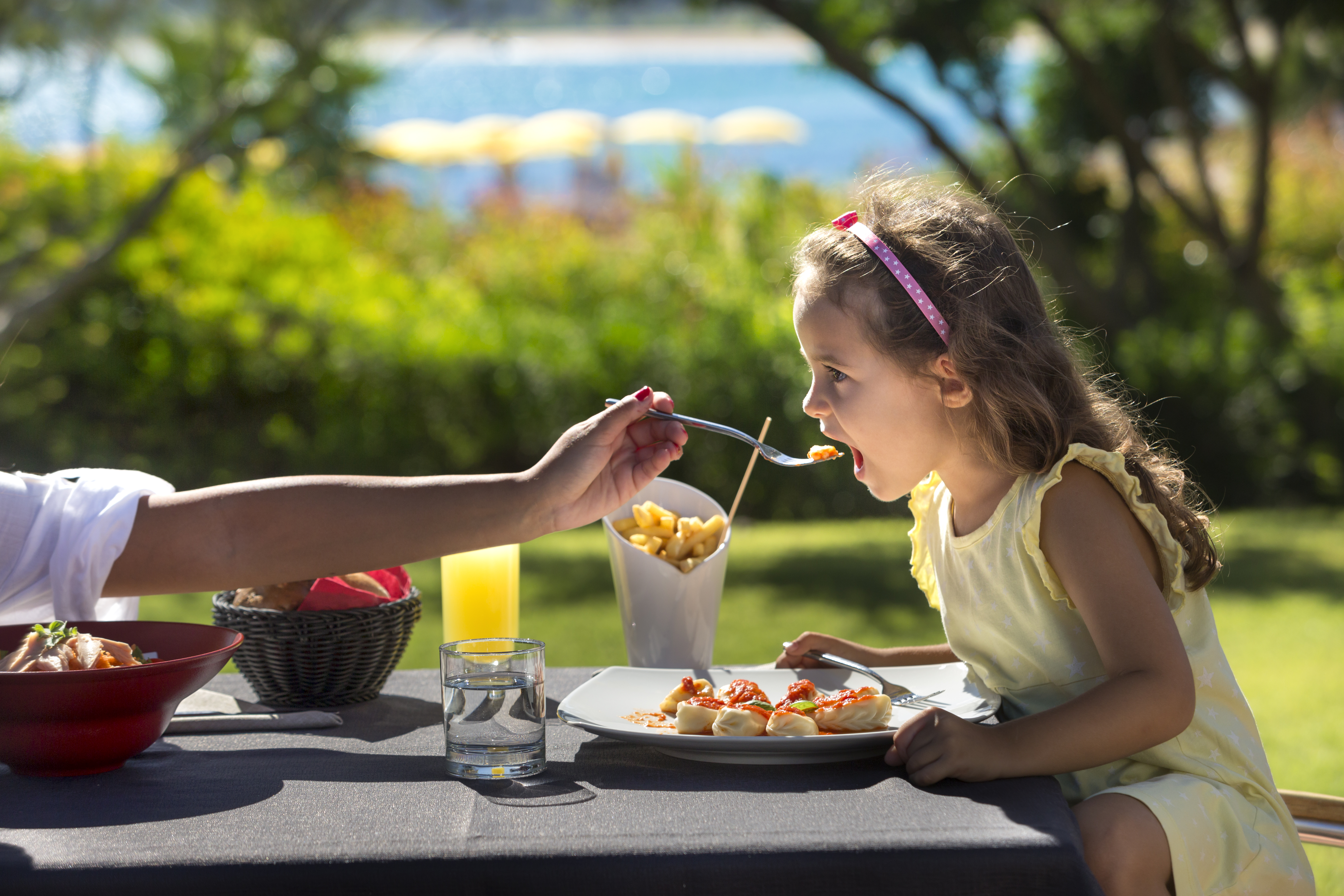 Hotellet har en bra meny med något för alla