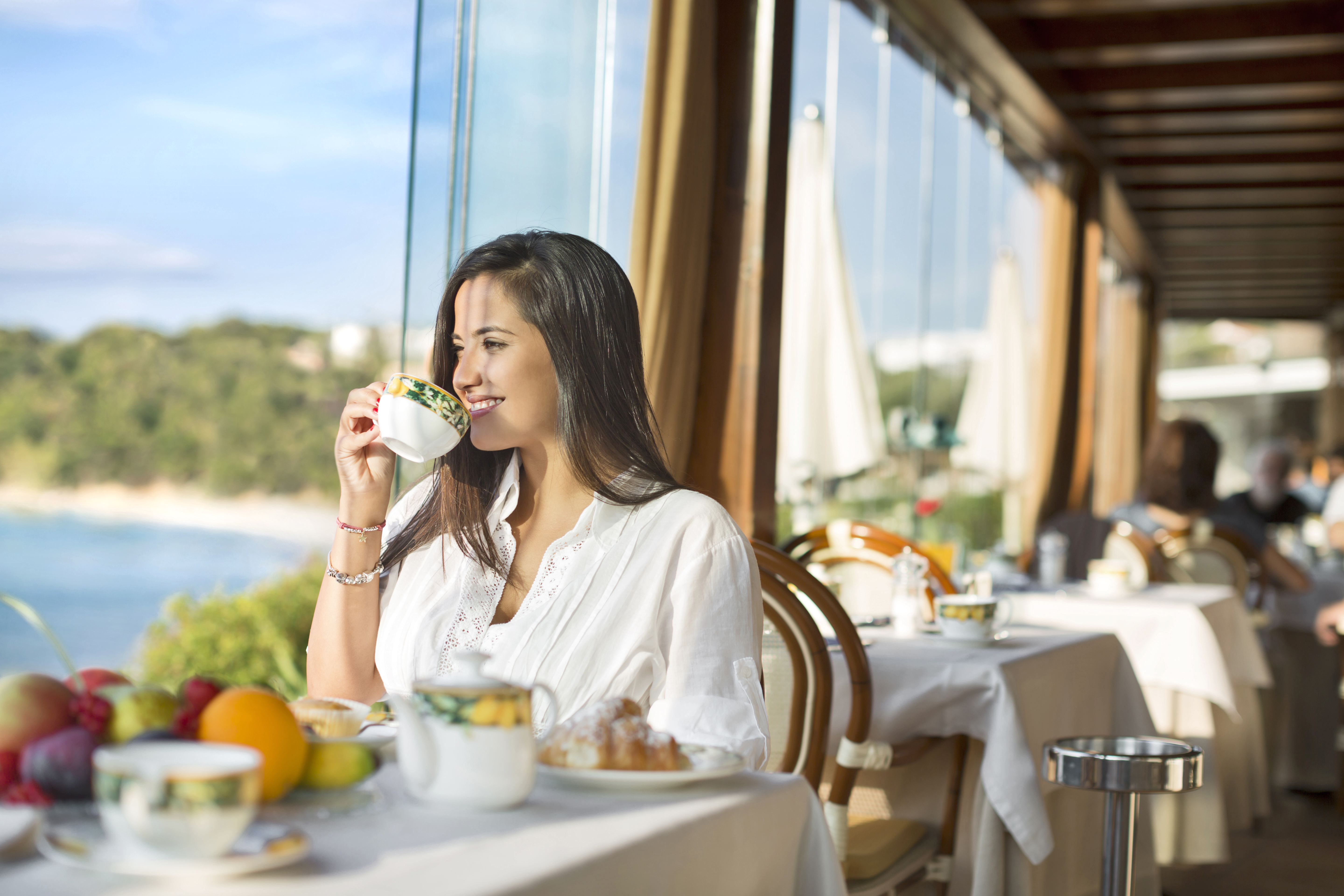 Frukost med utsikt på Hotel La Bitta