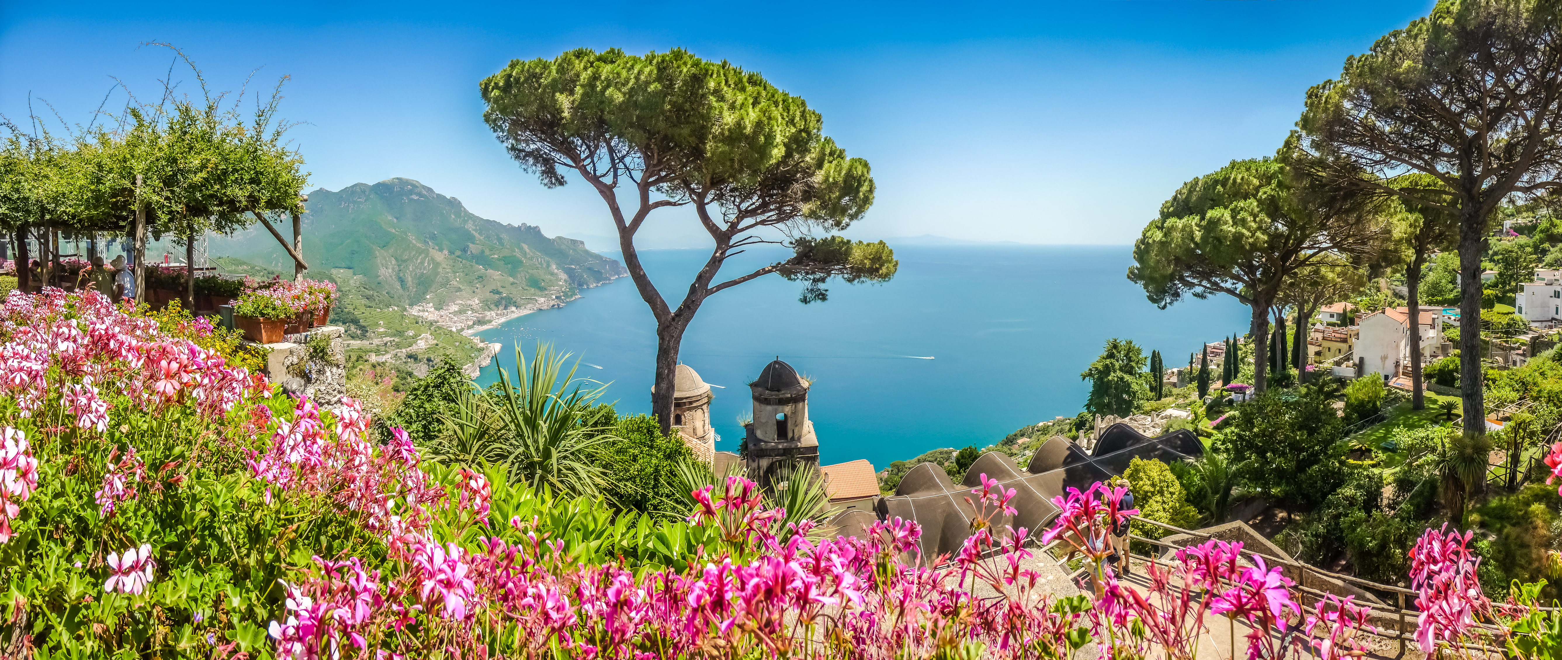 Utsikt från Villa Rufolo i Ravello