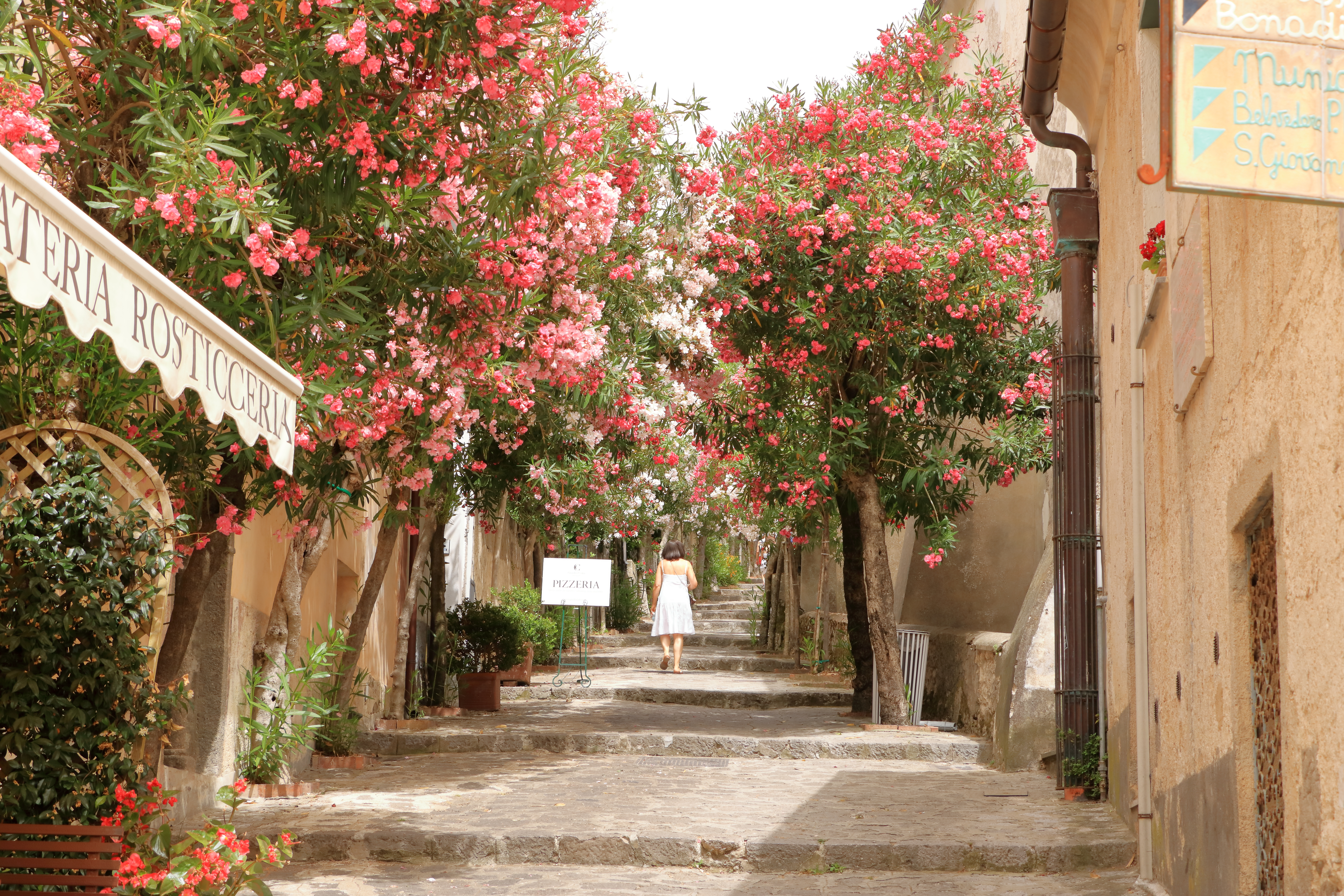 Gatuvy från Ravello