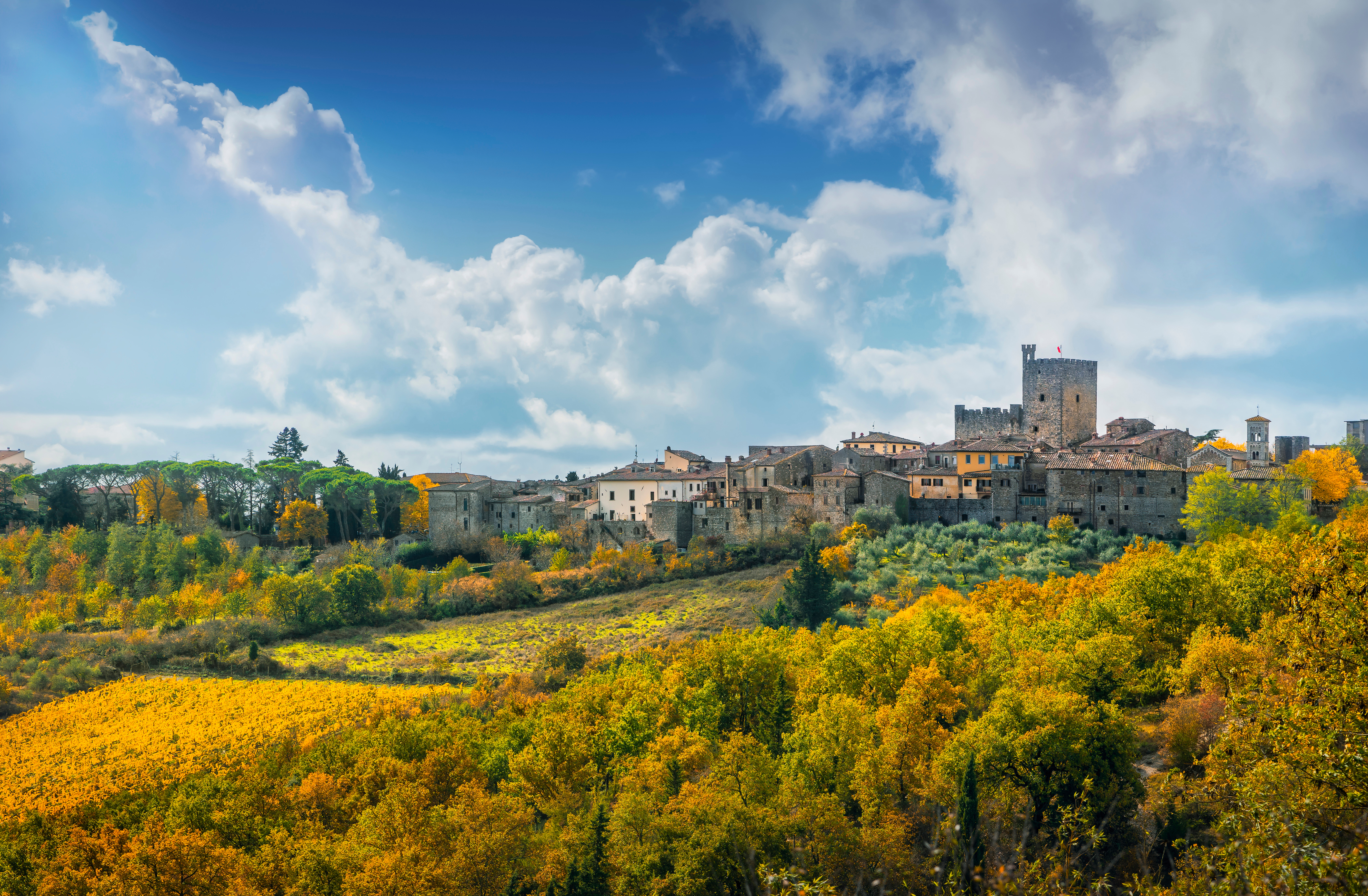 Castelline in Chianti är ett av många områden du kan besöka.