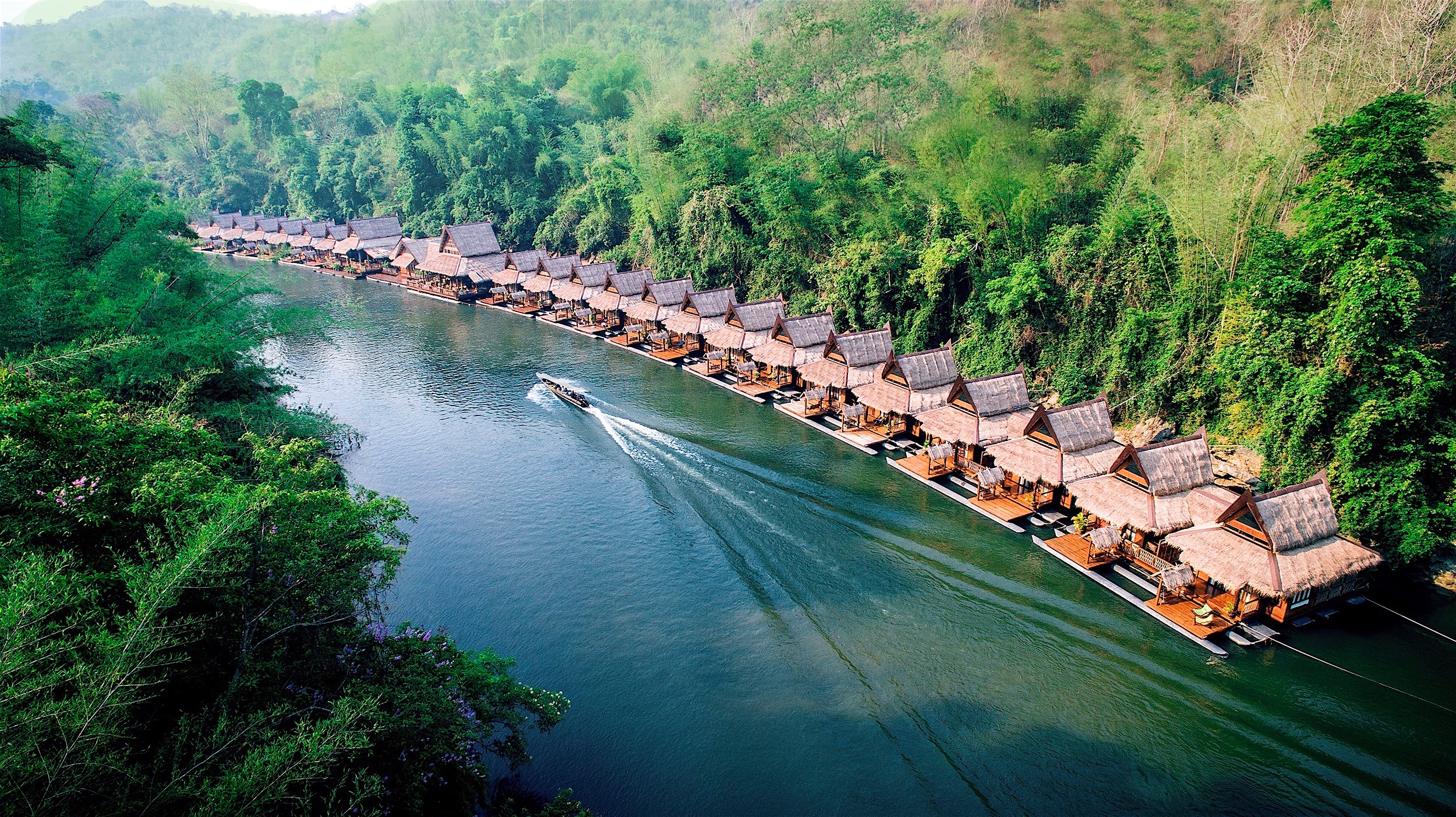 Floathouse River Kwai Resort Kanchanaburi โฟลทเฮ้าส์ ที่พัก กาญ3