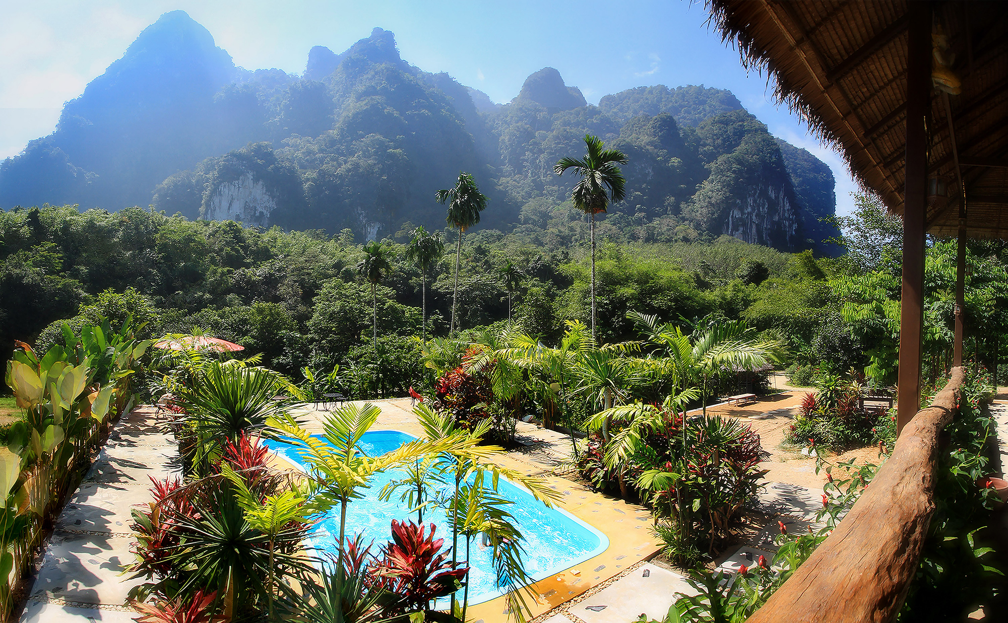 e4 Elephant Hills Khao Sok National Park, Thailand, The Elephant Camp Pool and View.jpg
