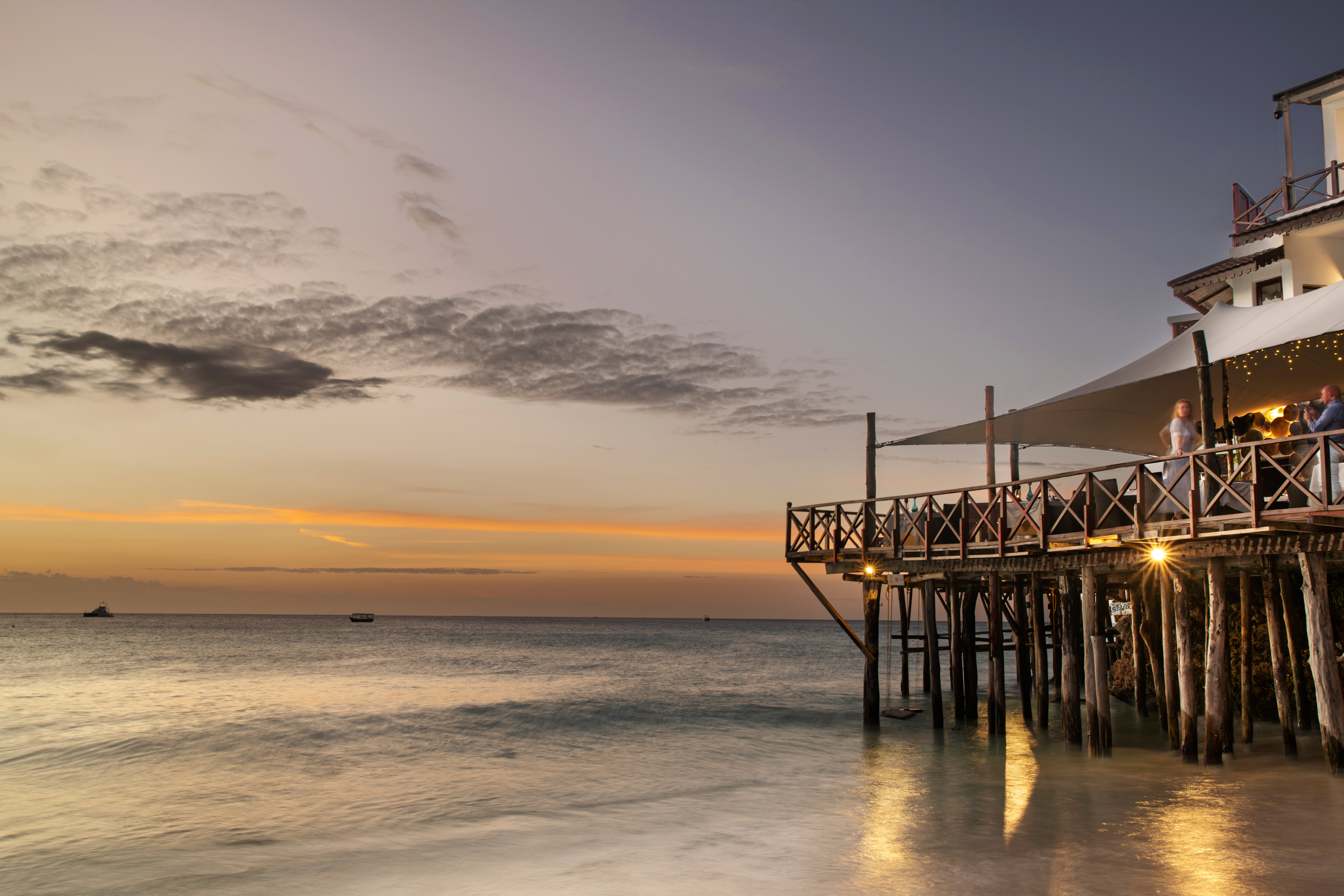 Sexy Fish Restaurant From The Beach