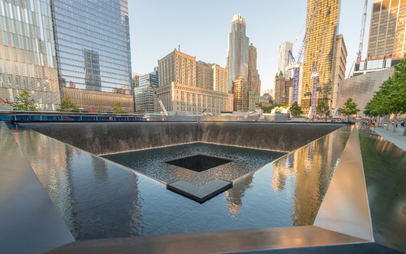 9/11 Memorial på South Manhattan