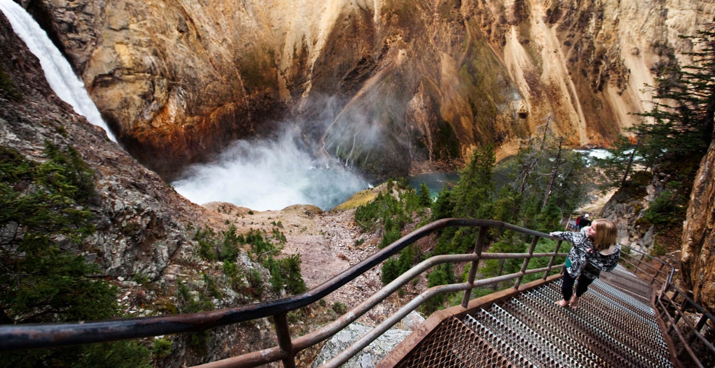 USA - Wyoming - Yellowstone - vandfald.jpg