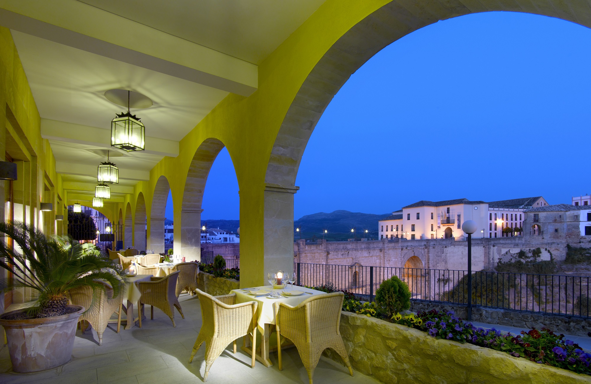 Parador De Ronda, Ronda, Spanien Terrasse Bar Toril