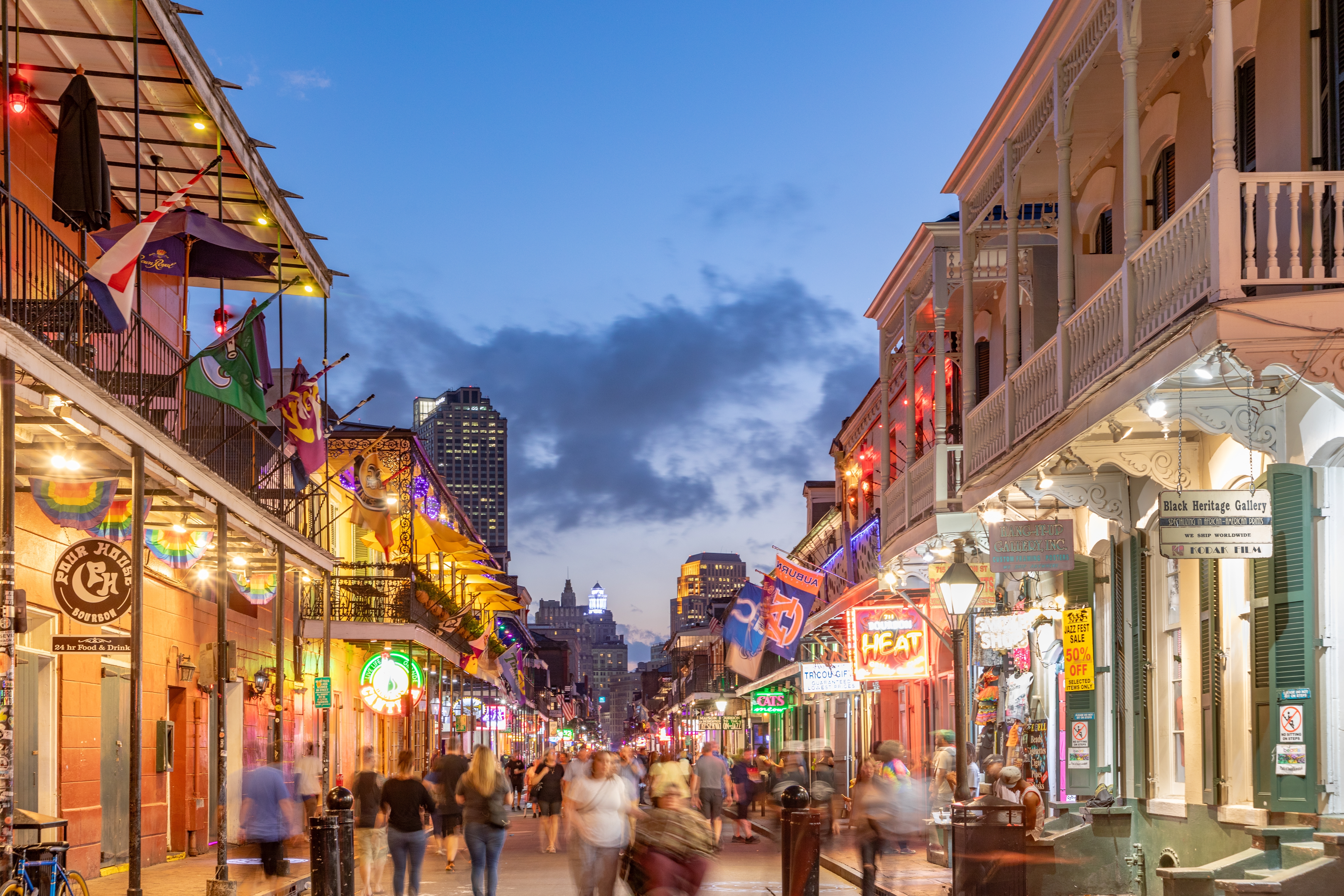 Shutterstock 2417924463 New Orleans; USA October 24, 2023 Pubs And Bars With Neon Lights In The French Quarter, Downtown New Orleansc.