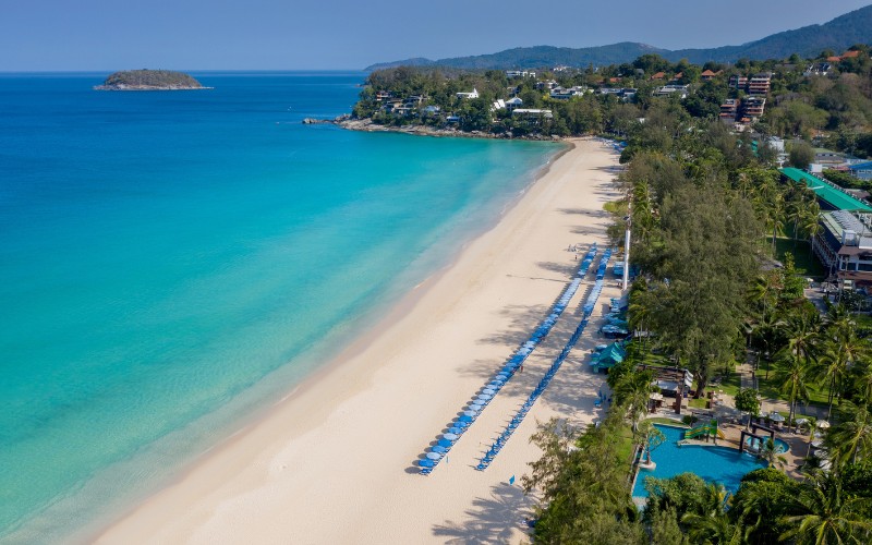 Katathani Kata Noi Beach På Phuket Thailand