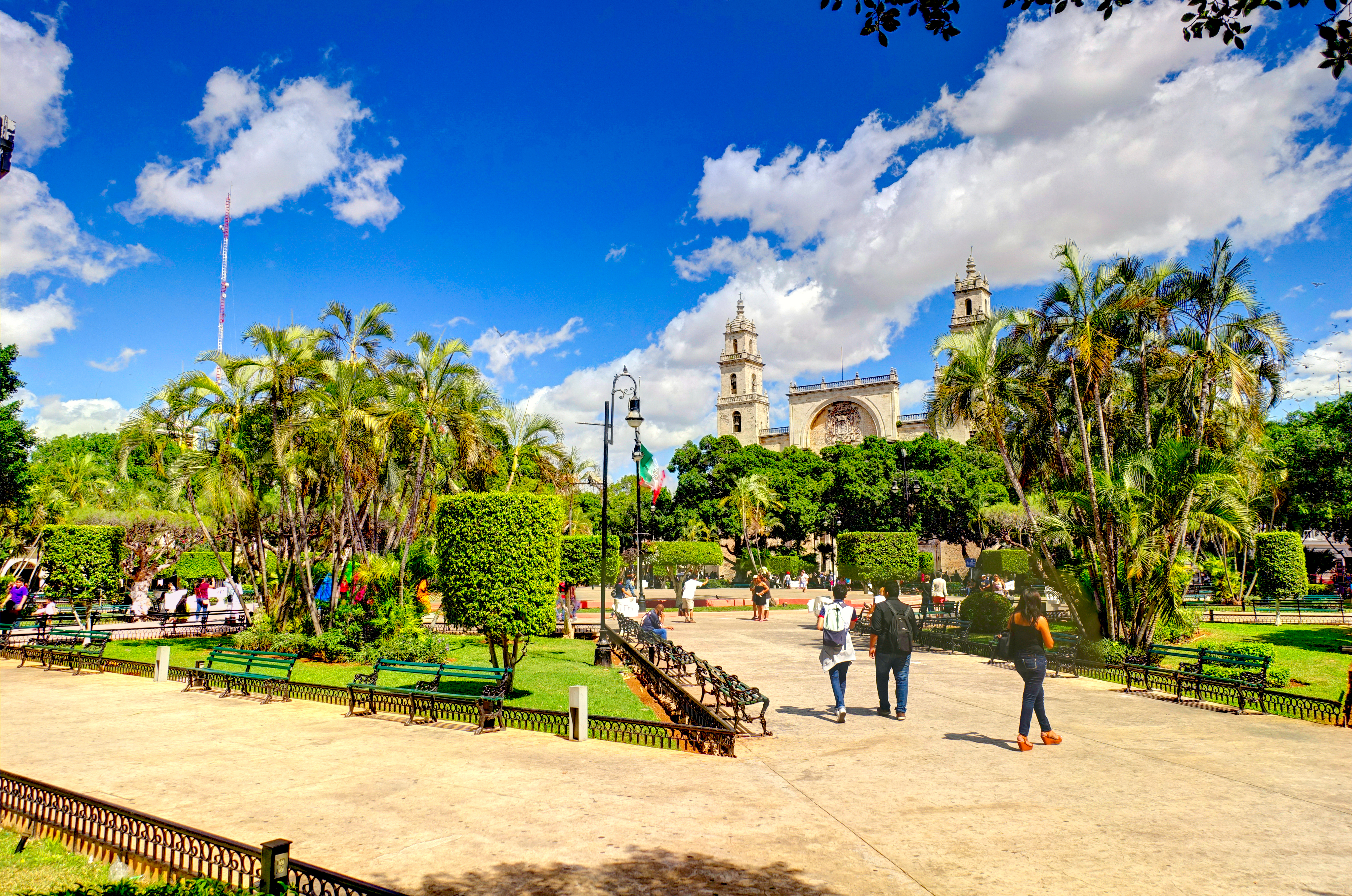 Shutterstock 1683358087 (Merida, Mexico January 2017 Historical Center In Sunny Weather, HDR Image)