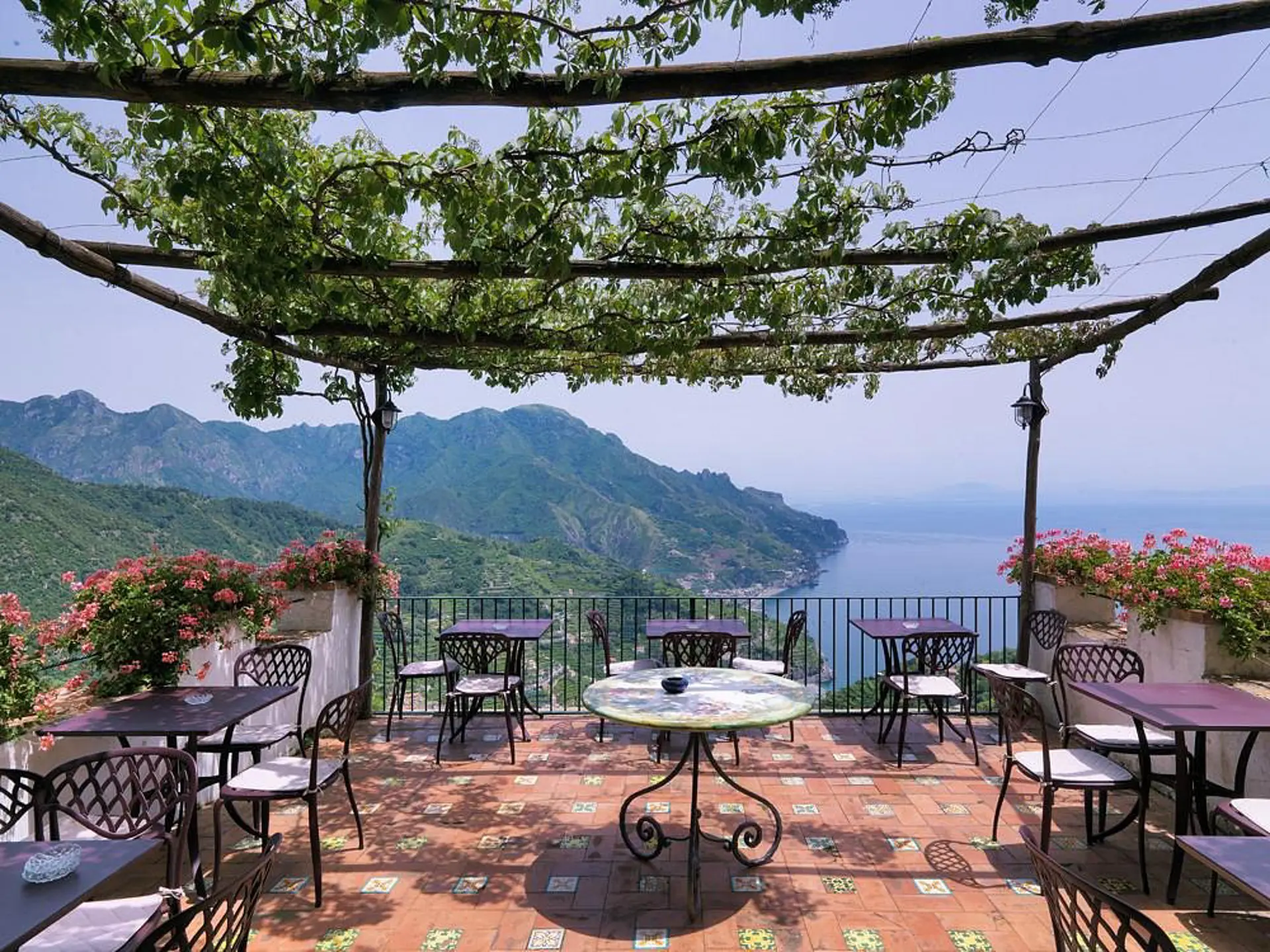 Terrassen ved restauranten