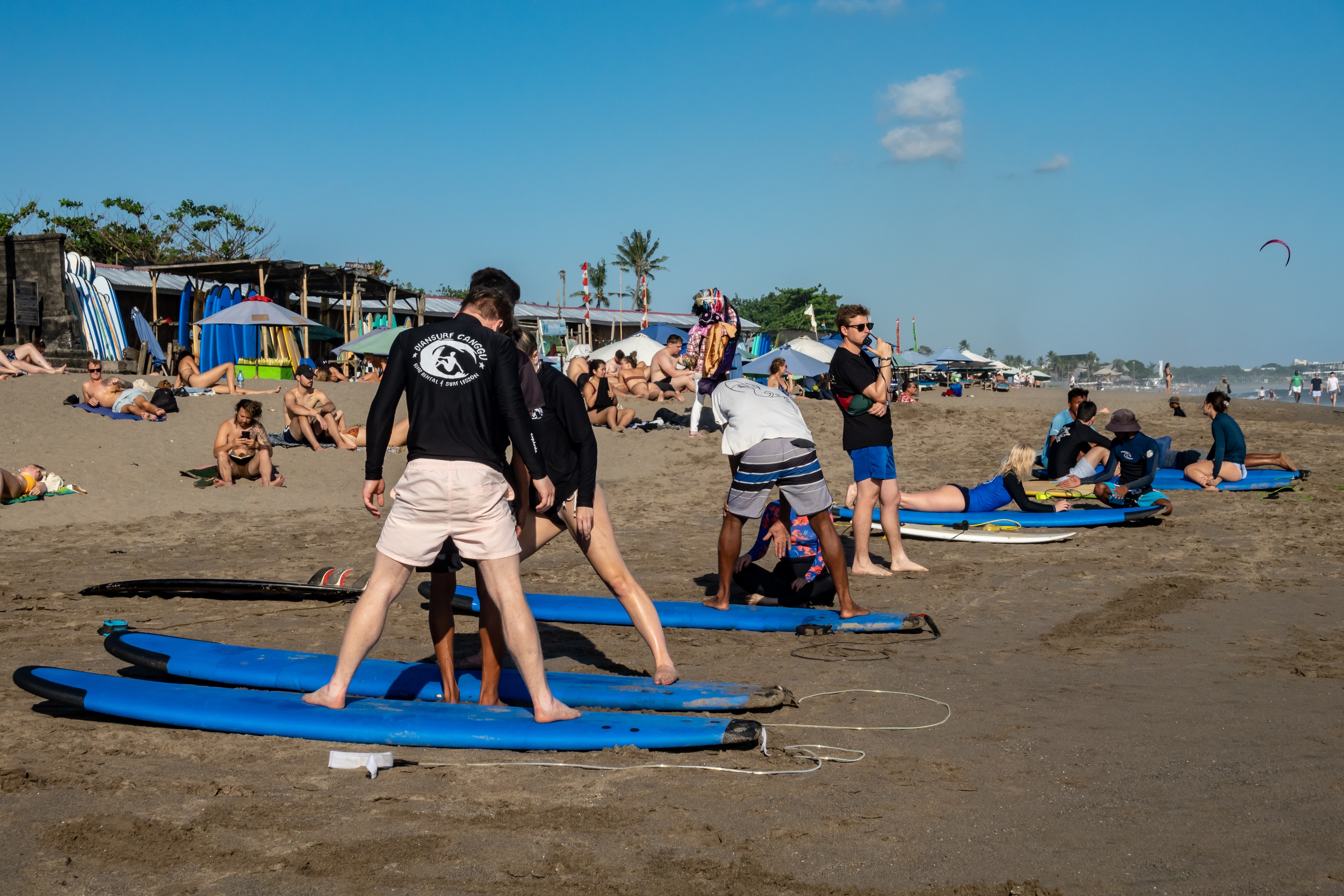 Shutterstock 2306717627 (Canggu, Bali, Indonesia May 21, 2023 People Get Surfing Lessons On The Beach.)