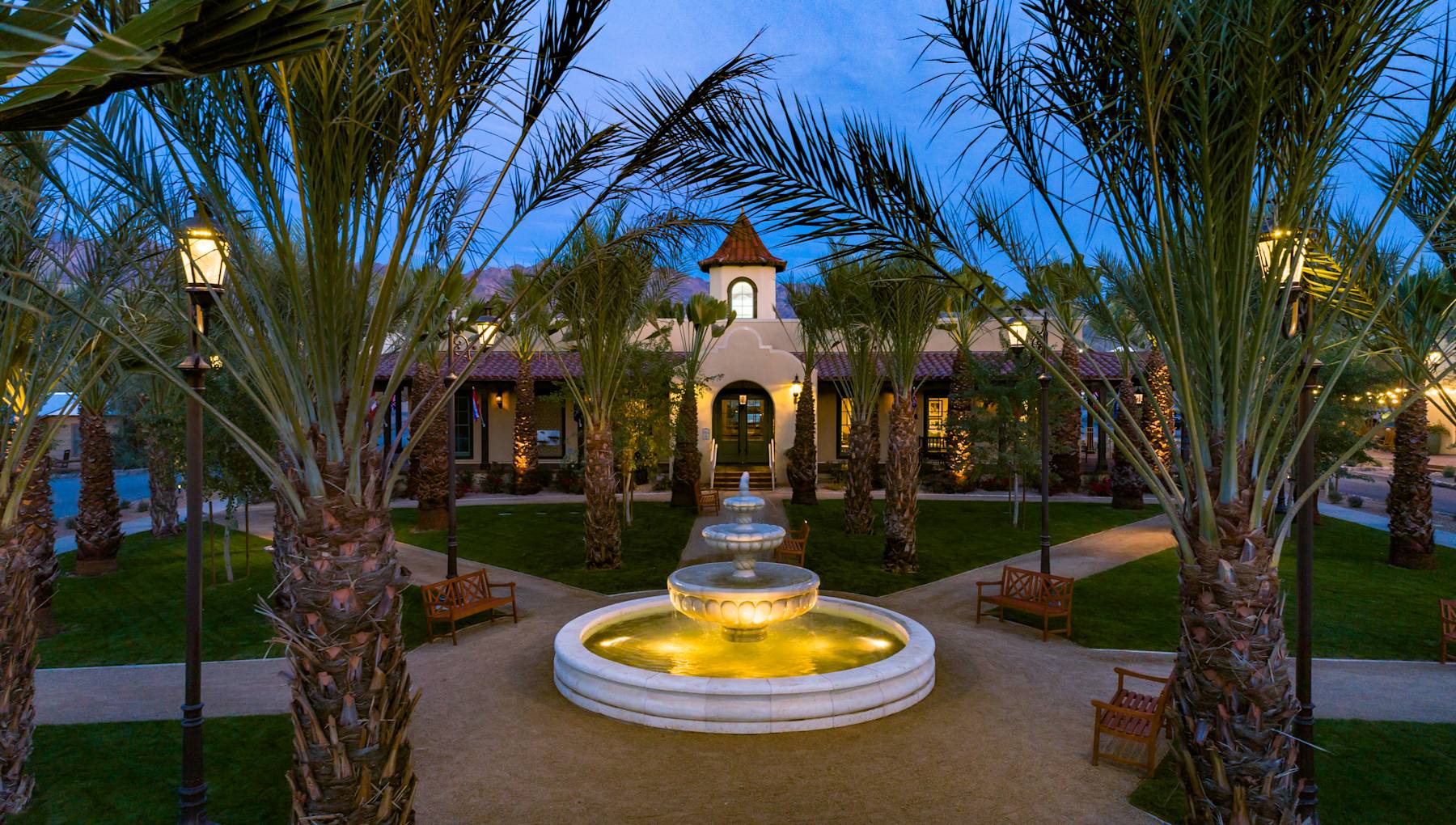 The Ranch At Death Valley Skyggefuld Have