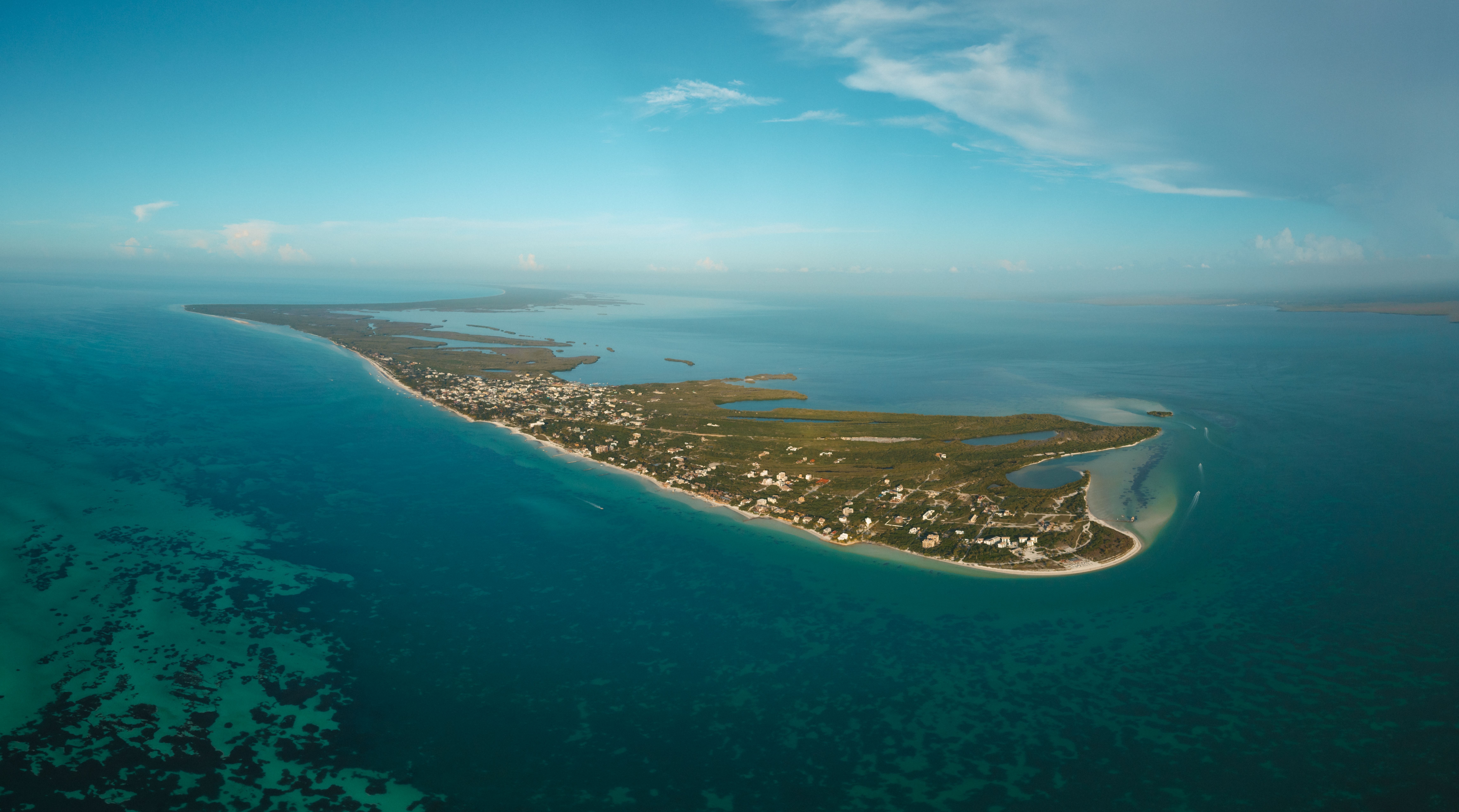 Shutterstock 2358728469 (An Aerial View Of The Isla Holbox Island On A Bright Sunny Day)
