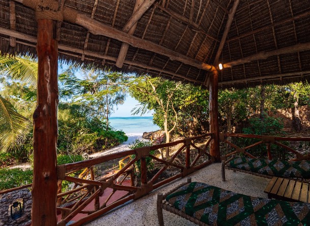 Udsigt Fra Beachfront Room På Pongwe Beach Hotel Zanzibar