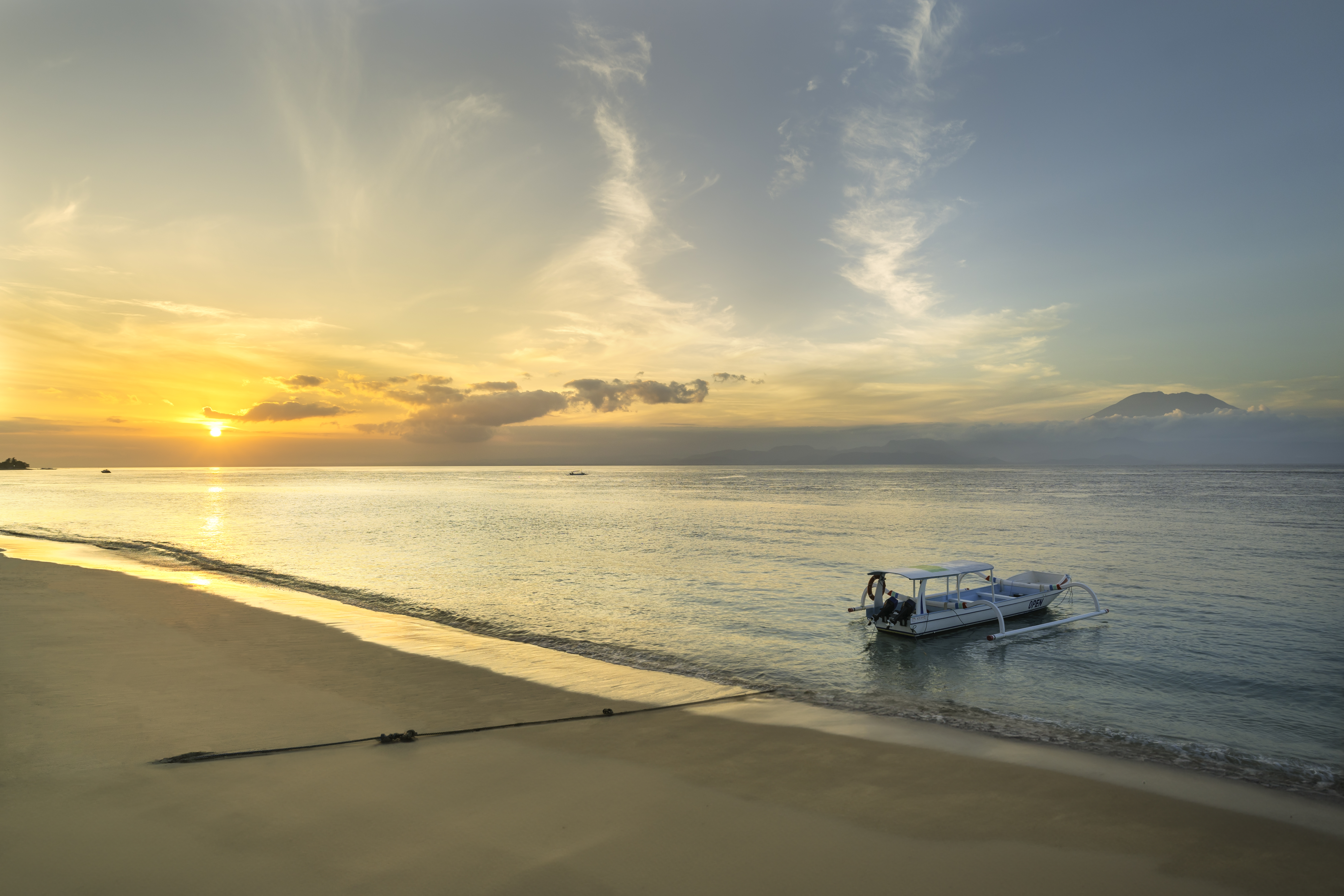 The Sankara Beach Penida Sunset, Sea, Mount Agung