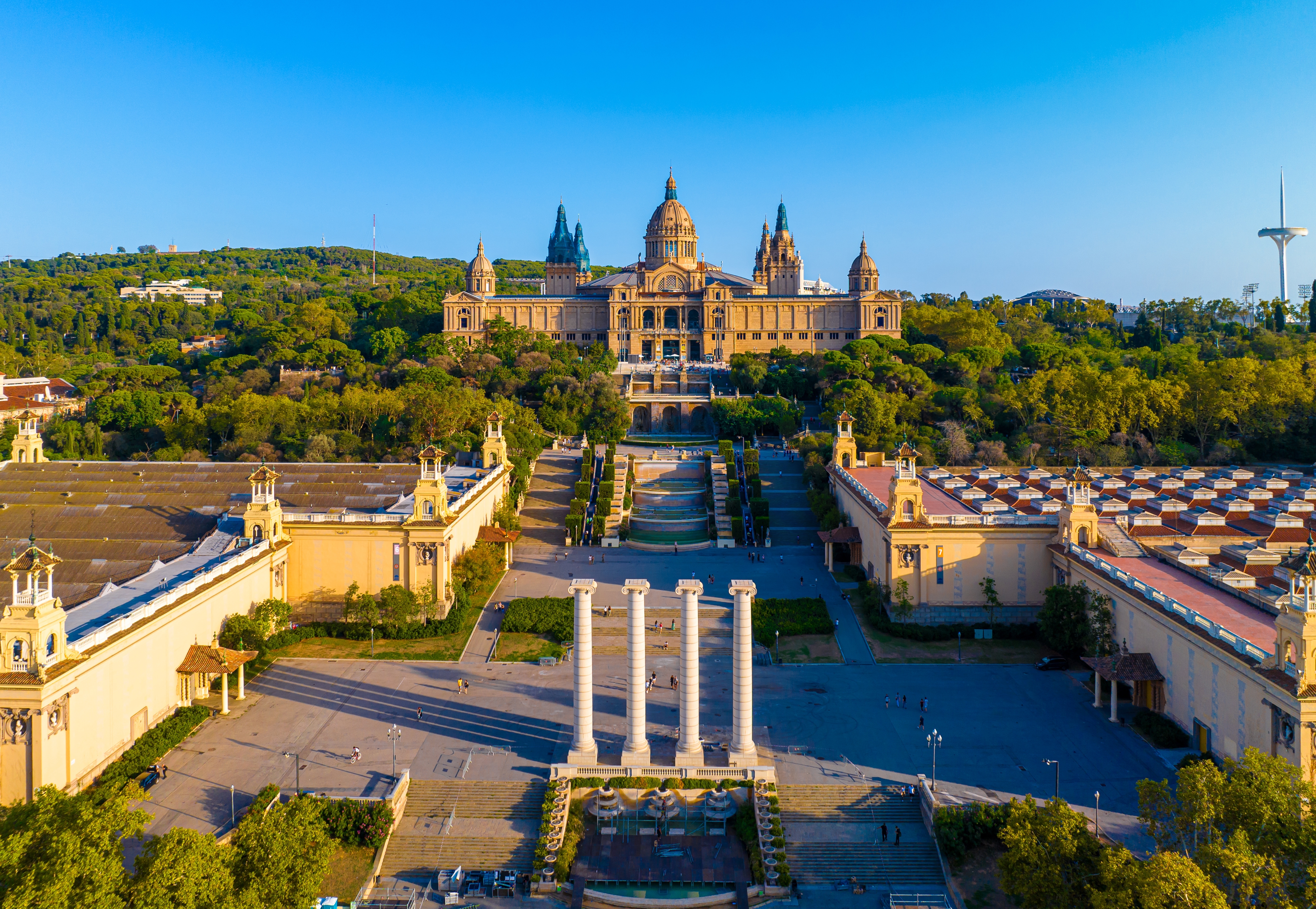 Montjuïc in Barcelona, Catalonia, Spain