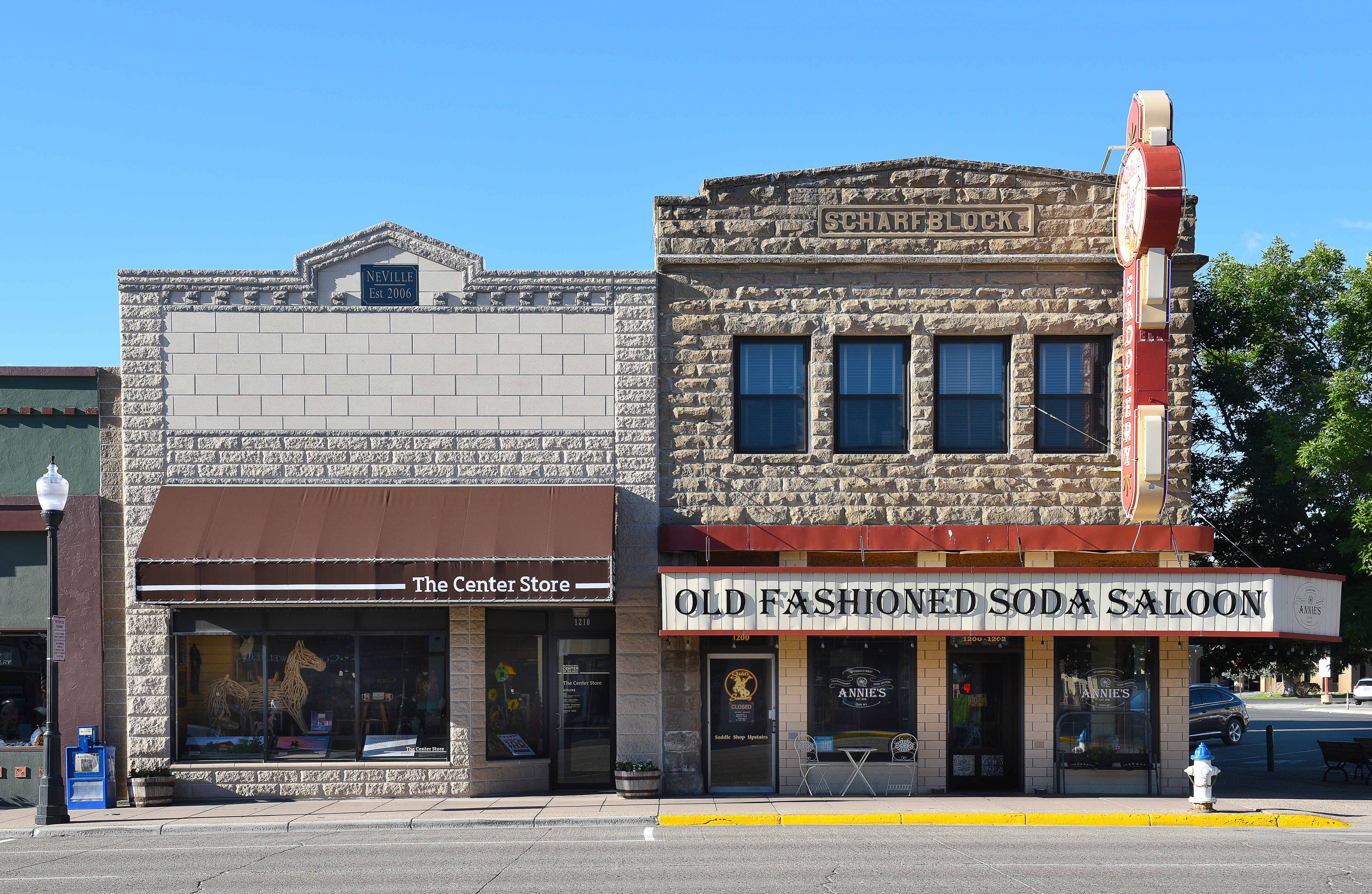 Shutterstock 1046217190 Old Fashioned Soda Saloon Are Toe Businesses On Sheridan Avenue In Cody