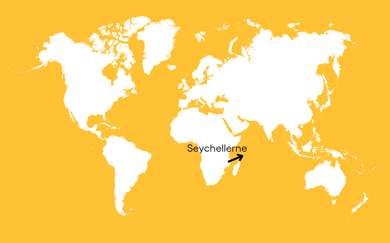 Seychellerne Verdenskort (1)