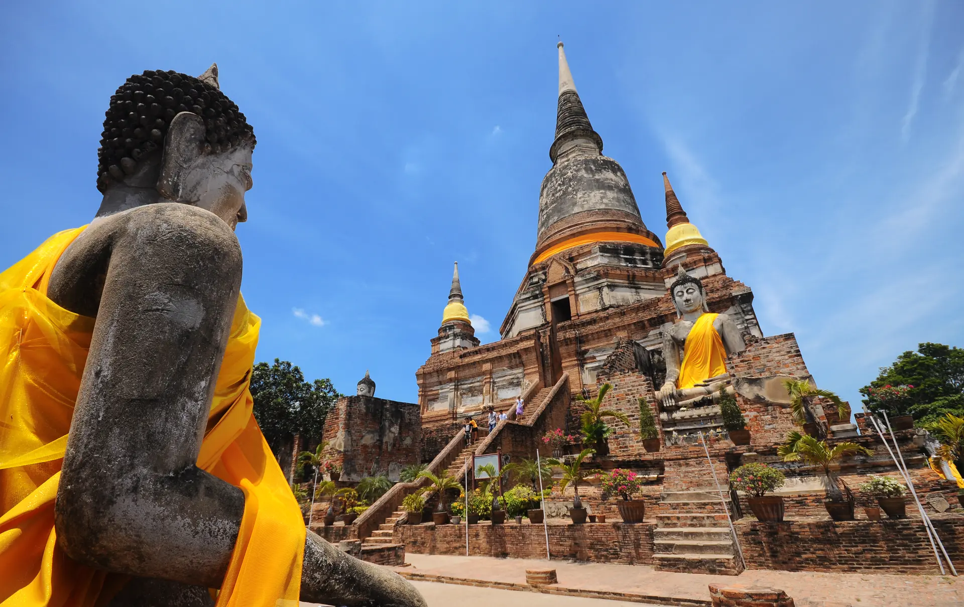 Old Temple Of Ayuthaya, Thailand
