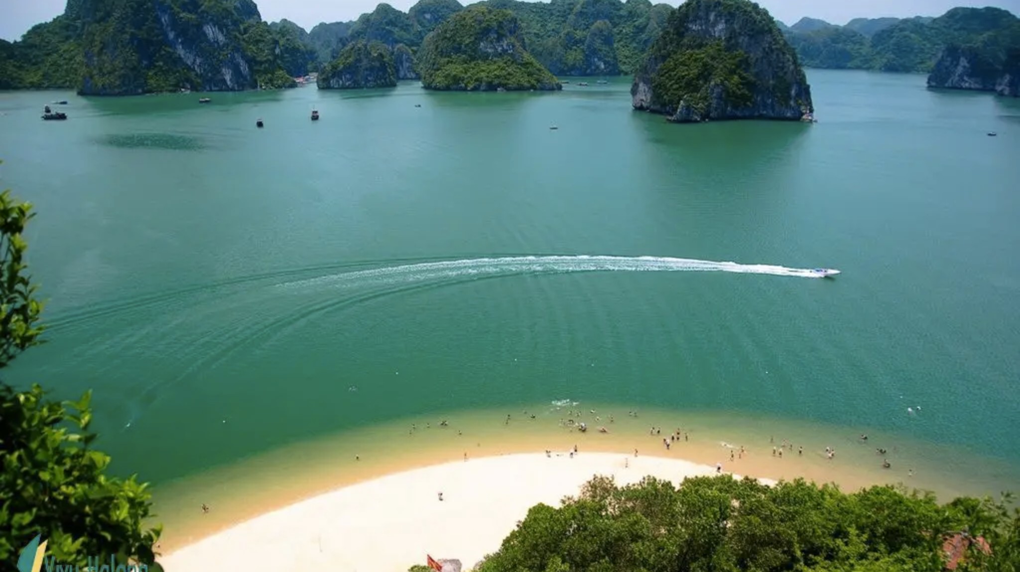 Strand I Ha Long Bay