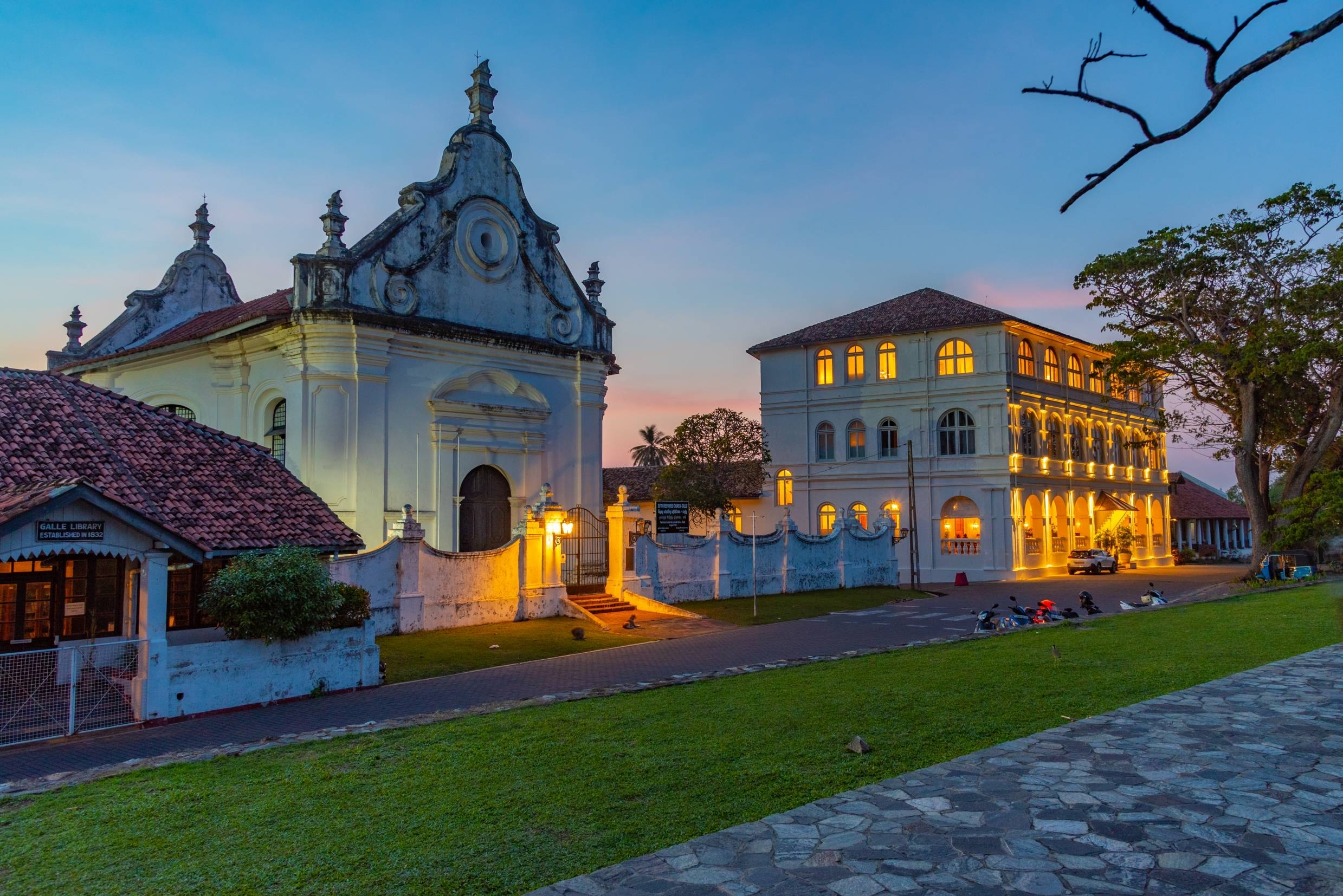 Shutterstock 2353370277 (Sunset Over Dutch Reformed Church At Galle, Sri Lanka.)