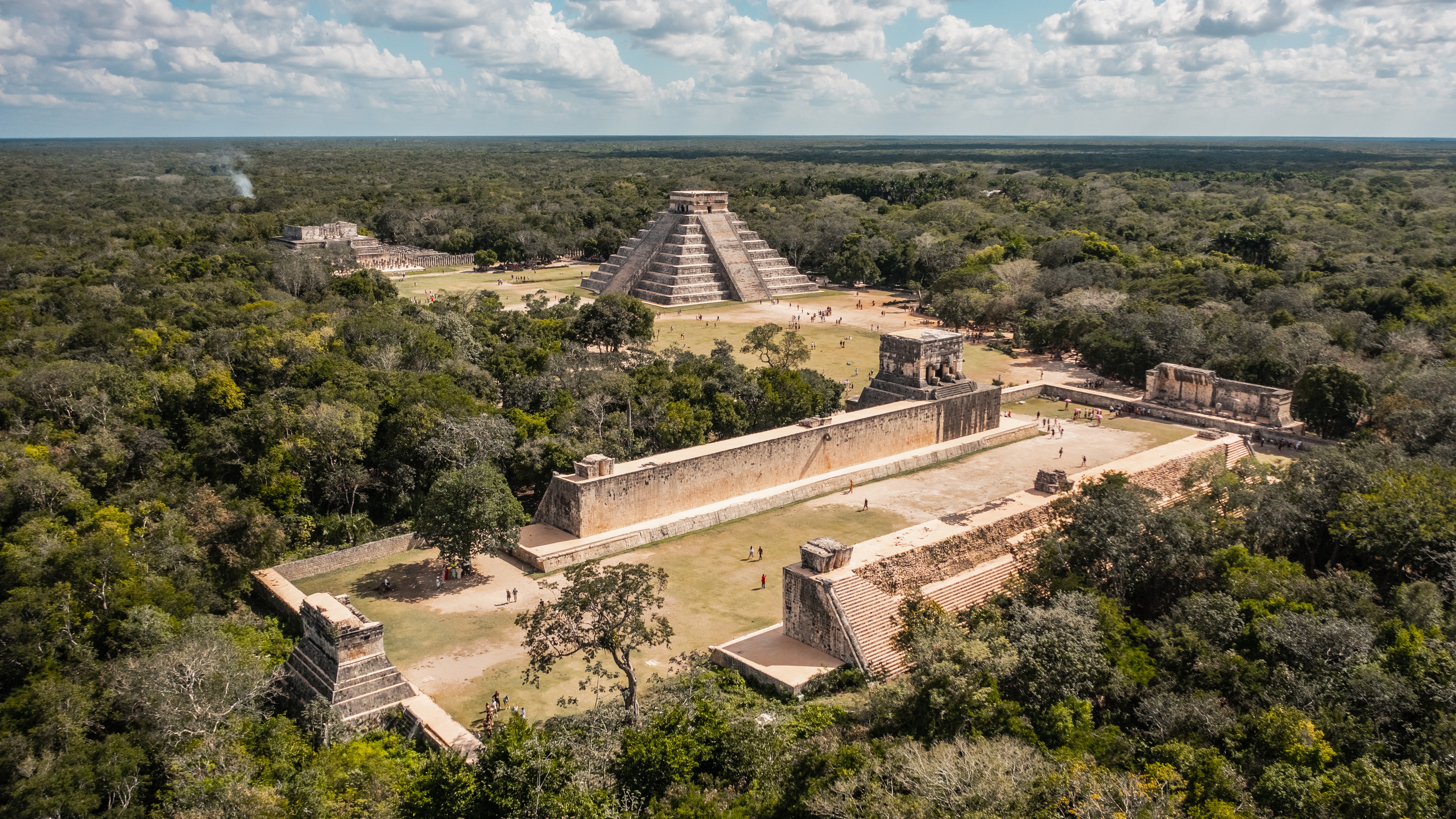 Shutterstock 2122199747 Aerial View Of Ancient Mayan City Chichen Itza