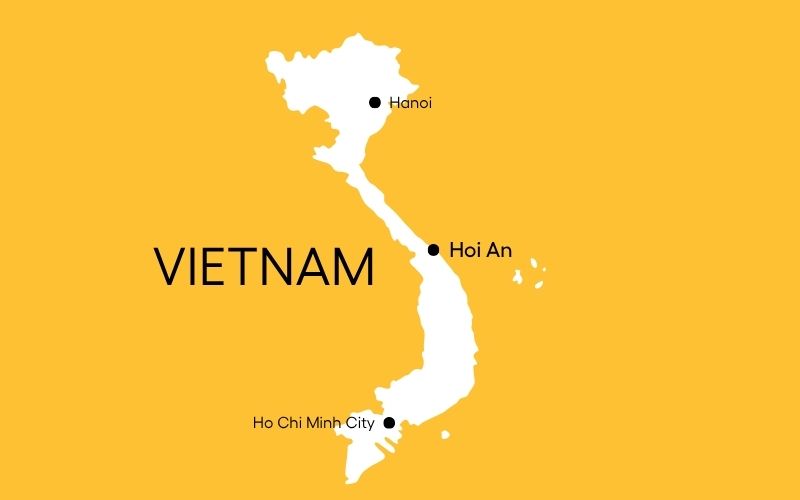 Vietnam Kort Hoi An